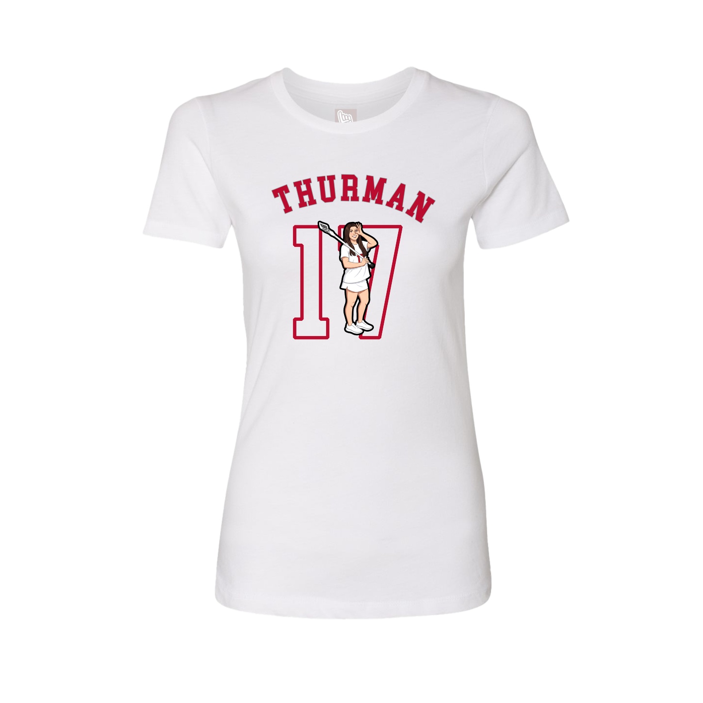 Womens Tee — Shirsey Arch in White