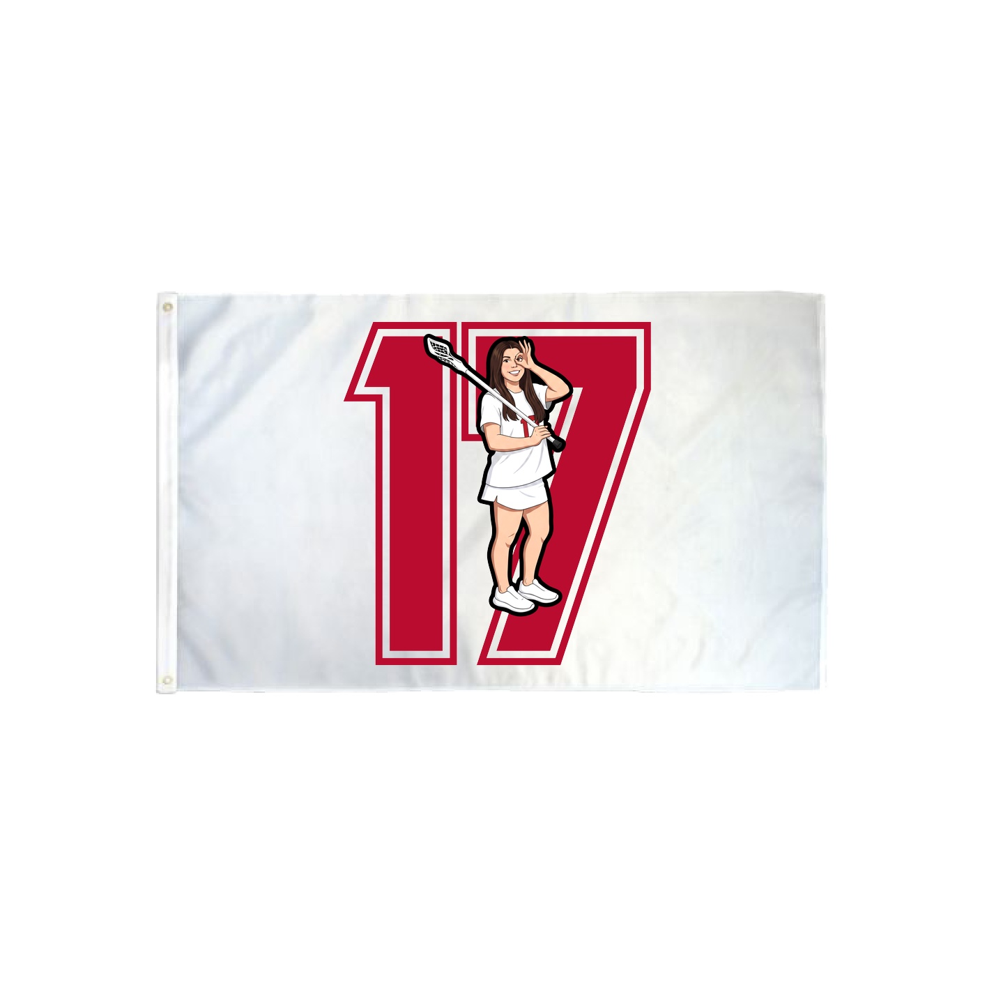 3x5 Flag — Number in Classic
