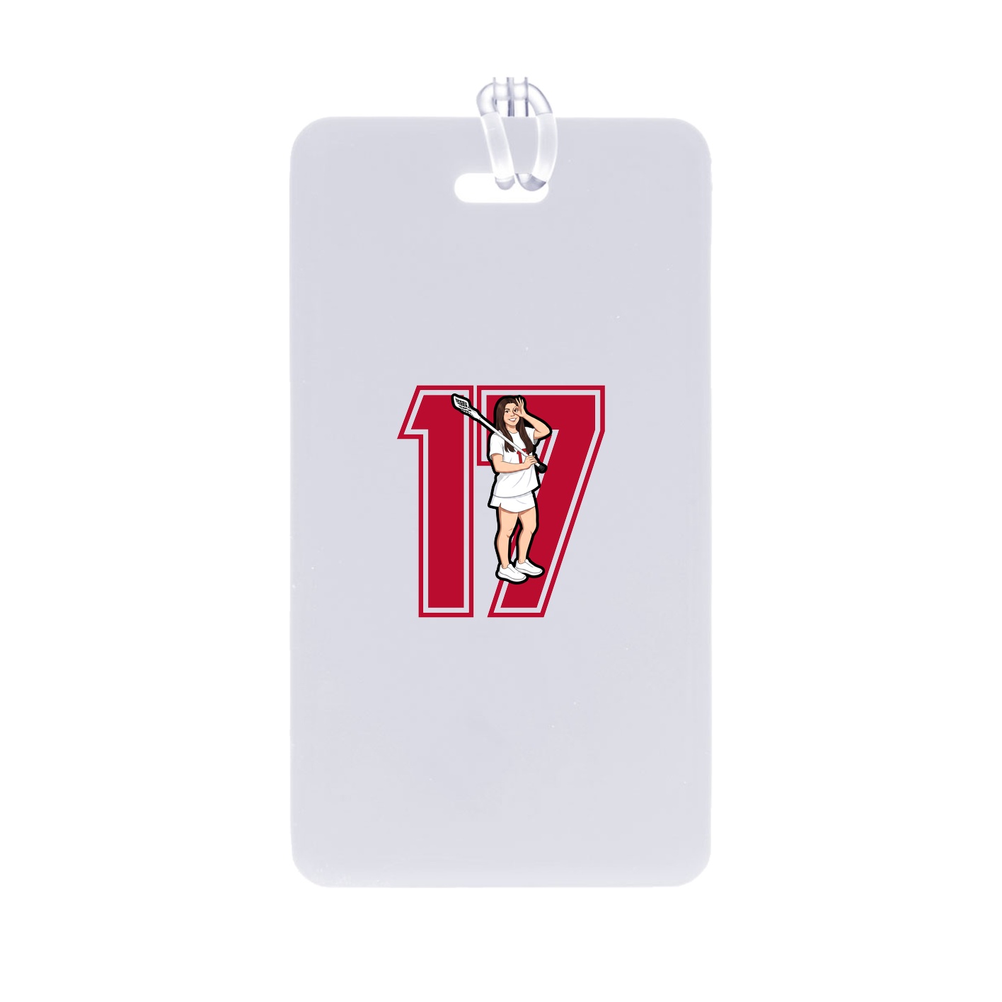 Bag Tag — Number in Classic