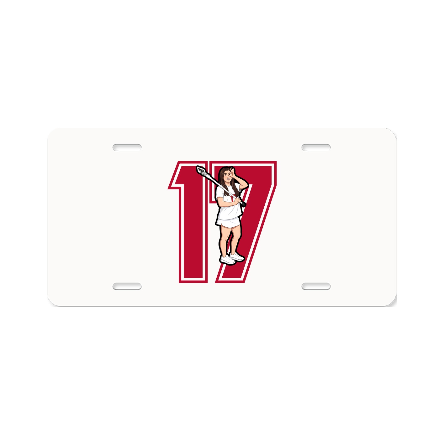 License Plate — Number in Classic