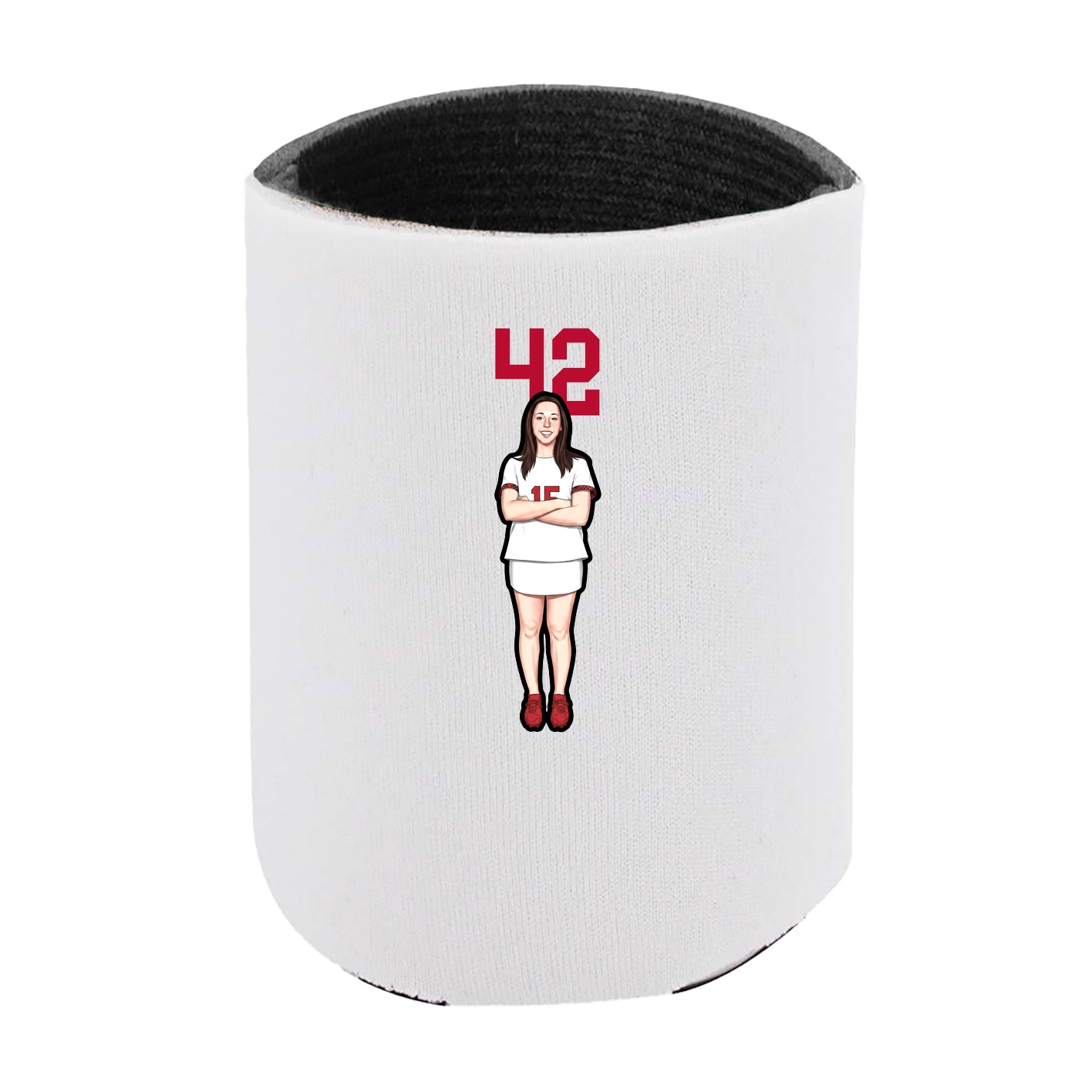 Can Holder — Number Top in White