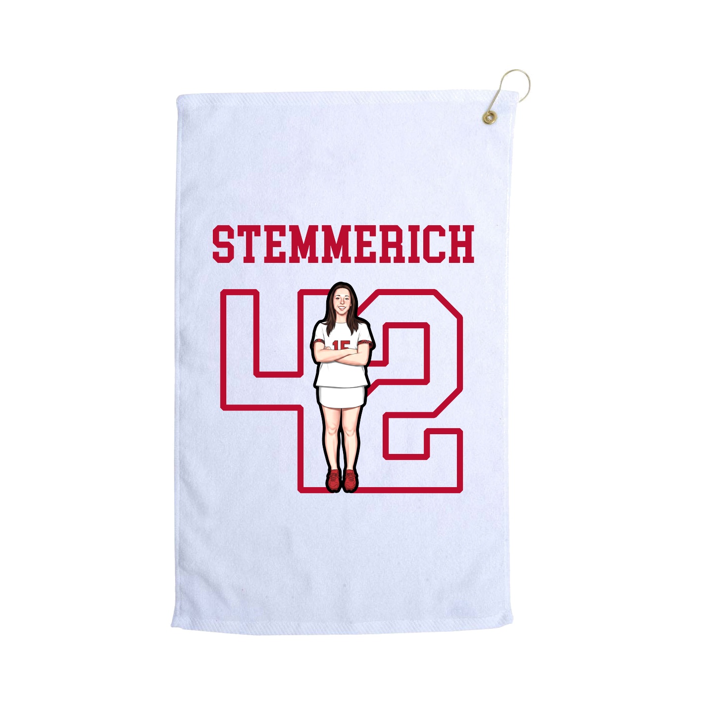 Golf Towel — Shirsey in White