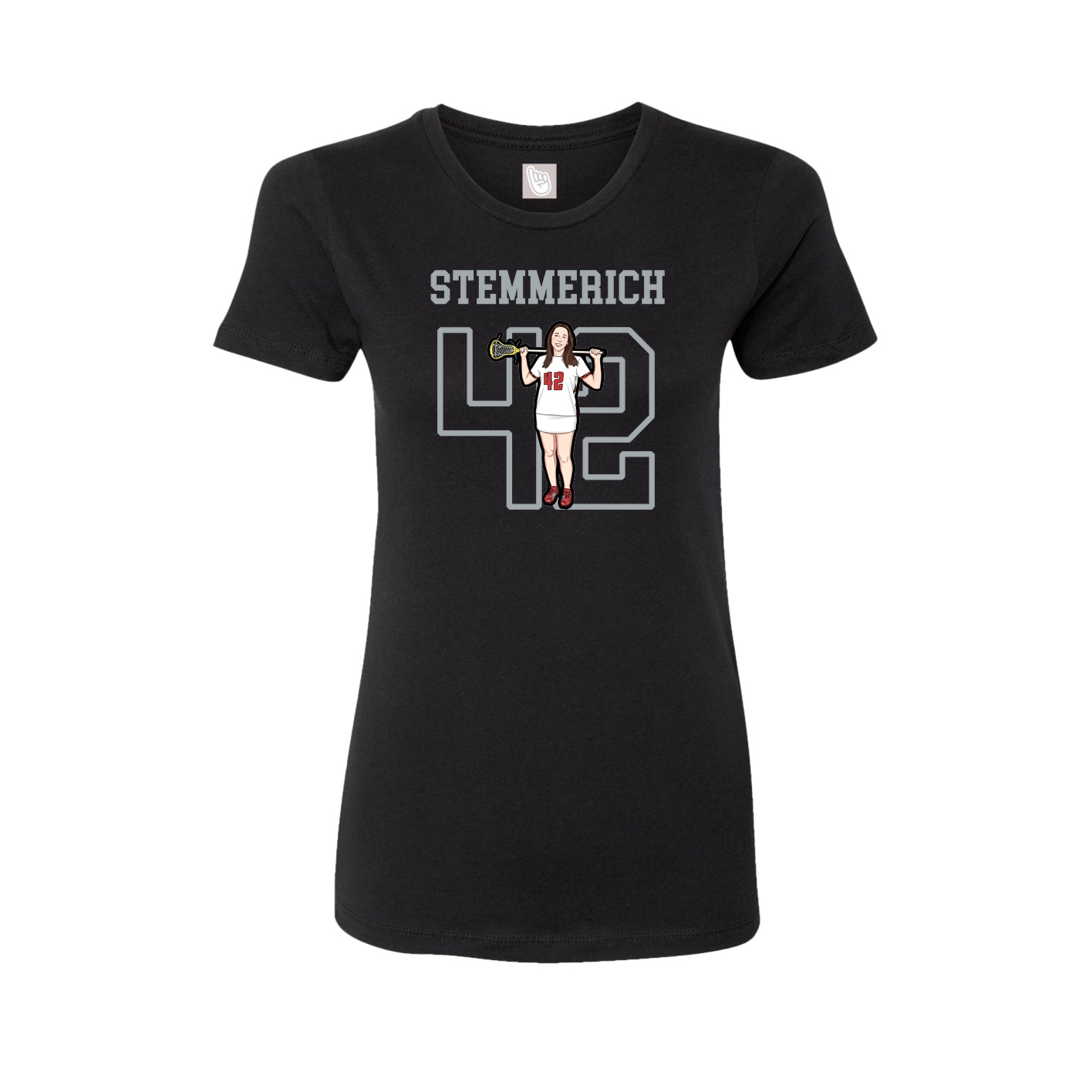 Fitted Women's Tee — Shirsey in Black