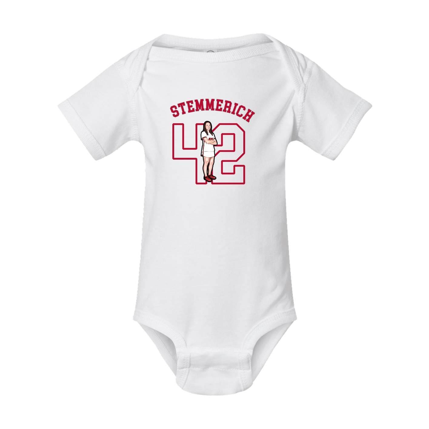 Baby Onesie — Shirsey Arch in White