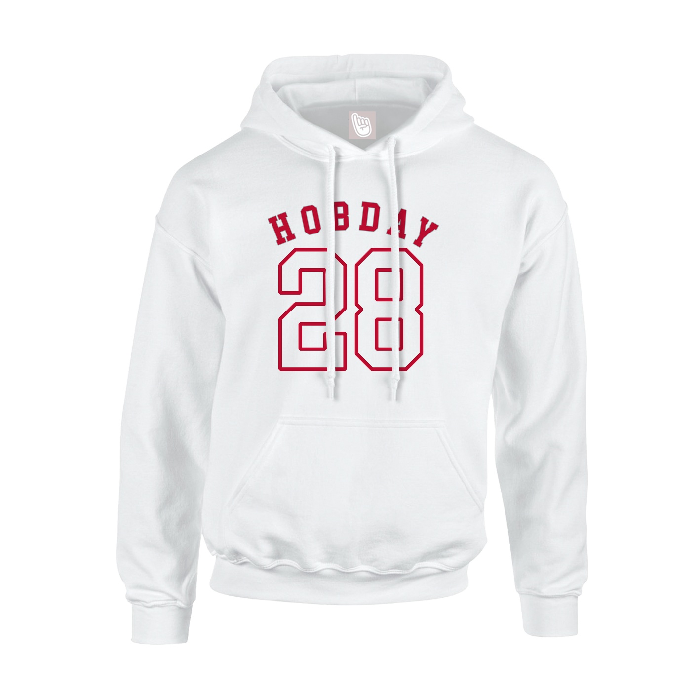 Hoodie — Shirsey Arch in White