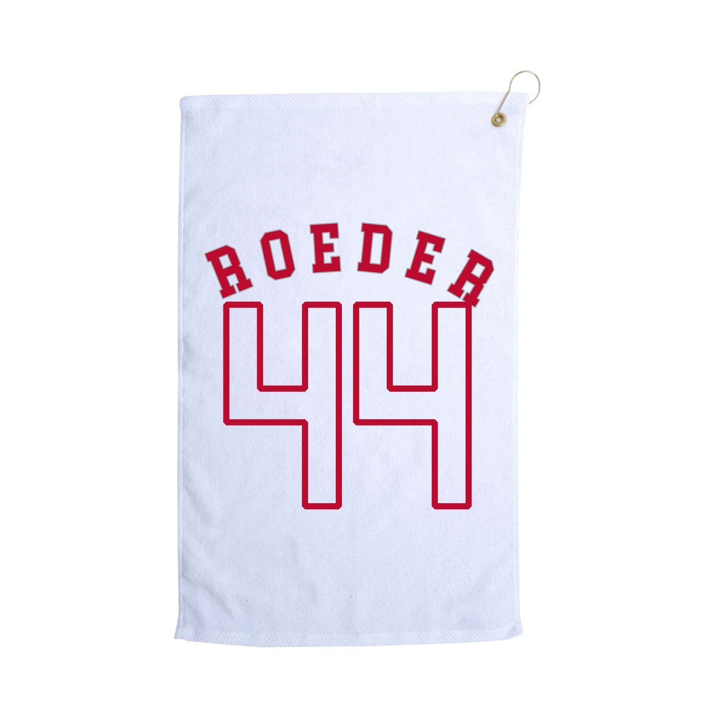 Golf Towel — Shirsey Arch in White