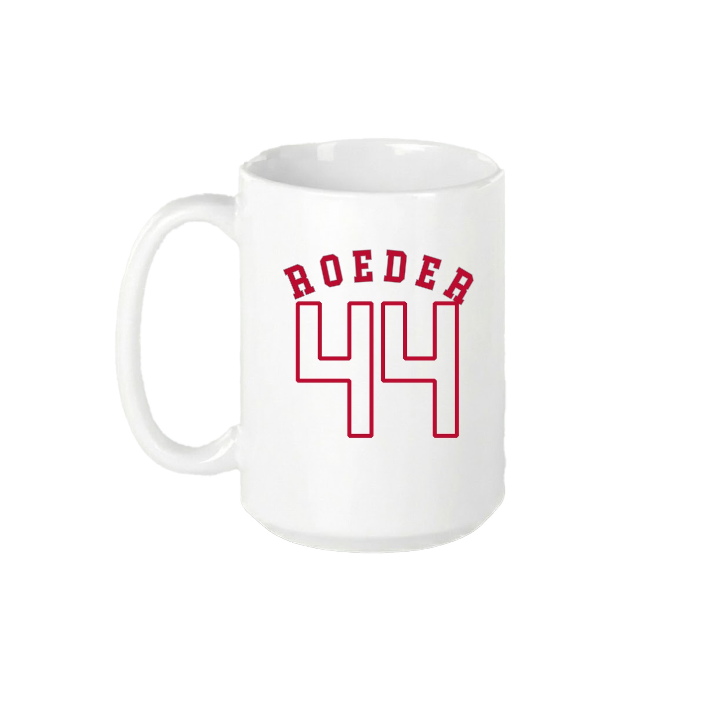 15oz Coffee Mug — Shirsey Arch in White