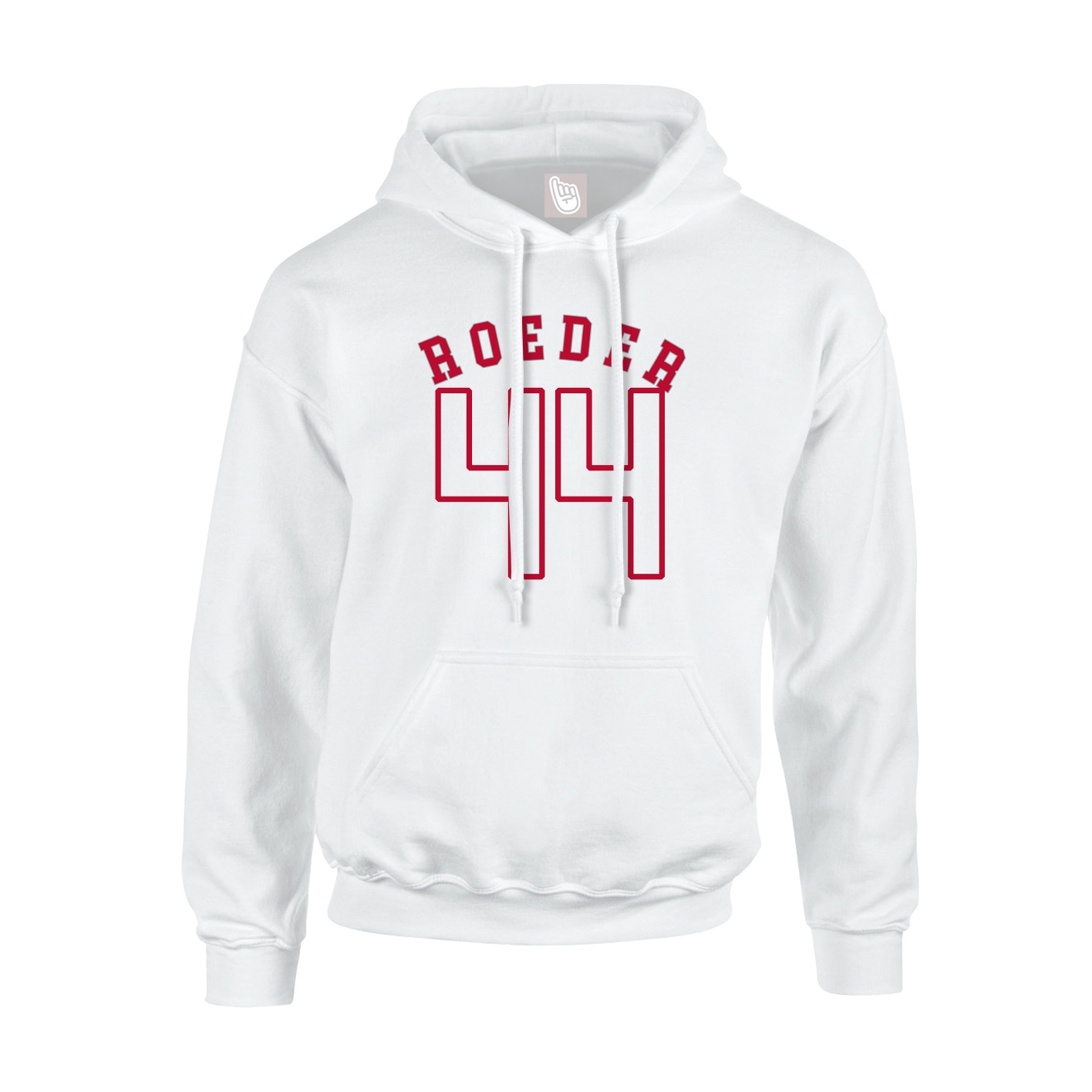 Hoodie — Shirsey Arch in White