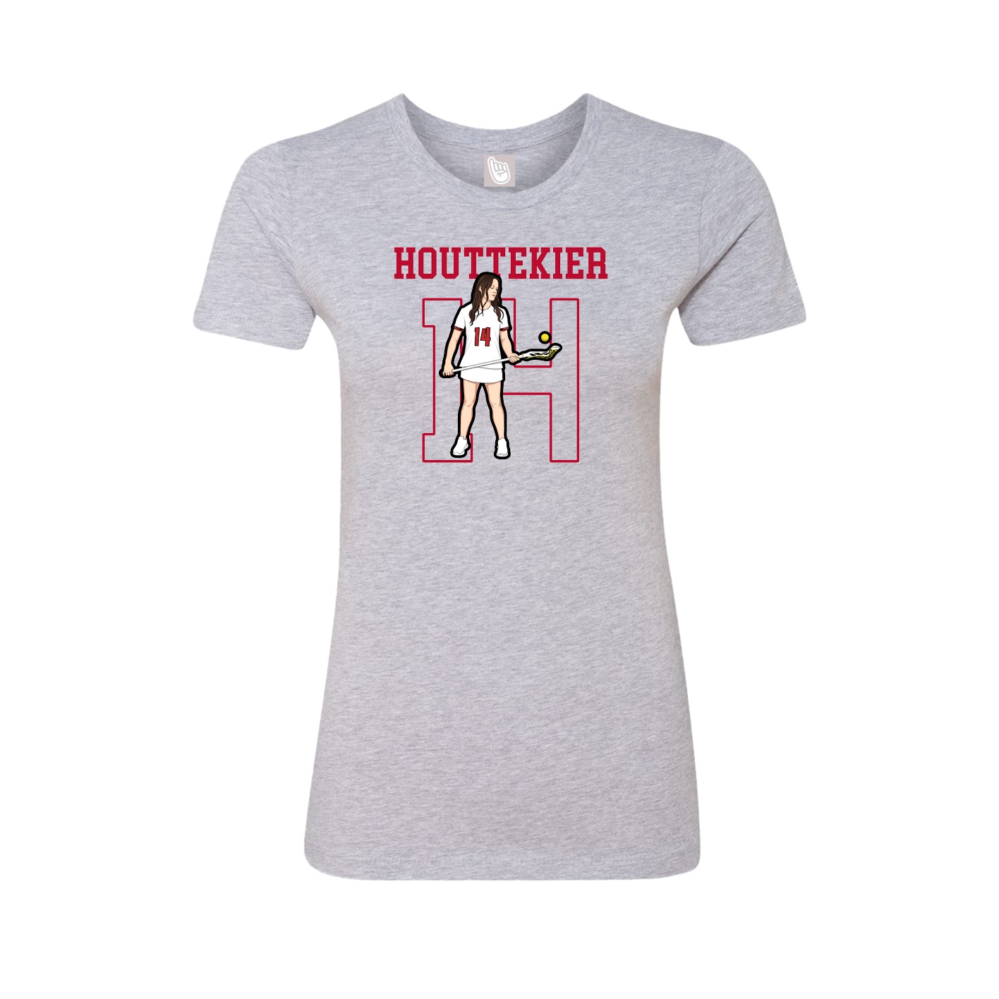 Fitted Women's Tee — Shirsey in Grey