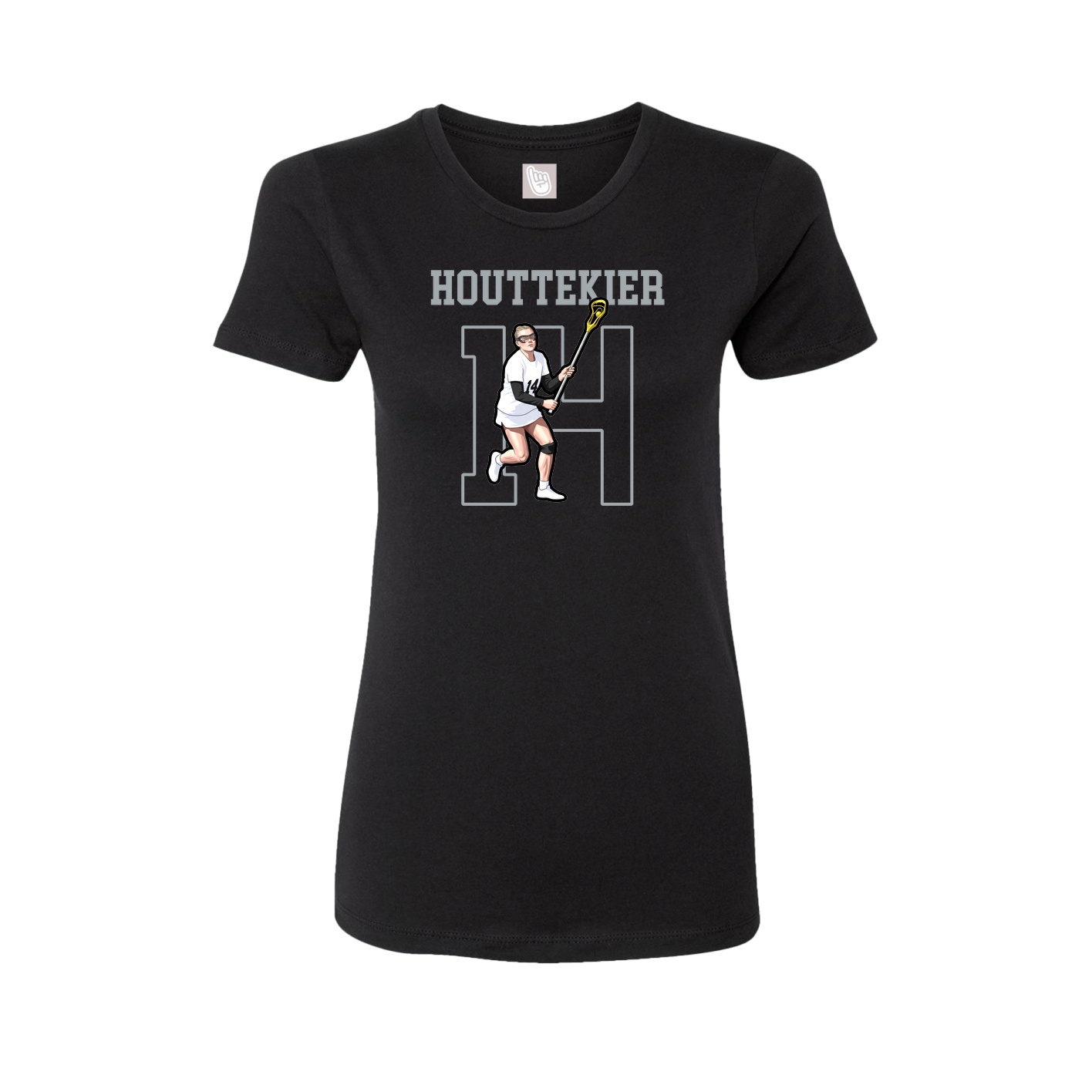 Fitted Women's Tee — Shirsey in Black