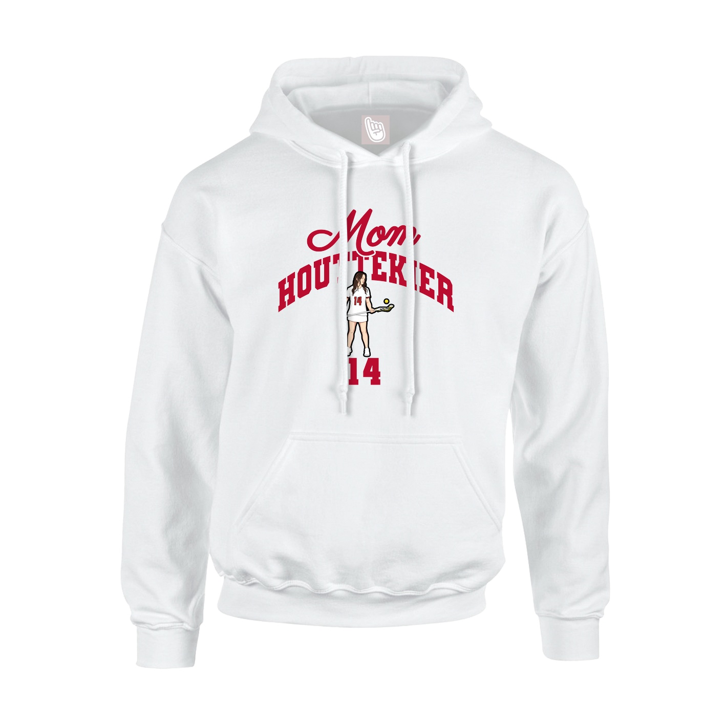 Youth Hoodie — Mothers Day Arch in White