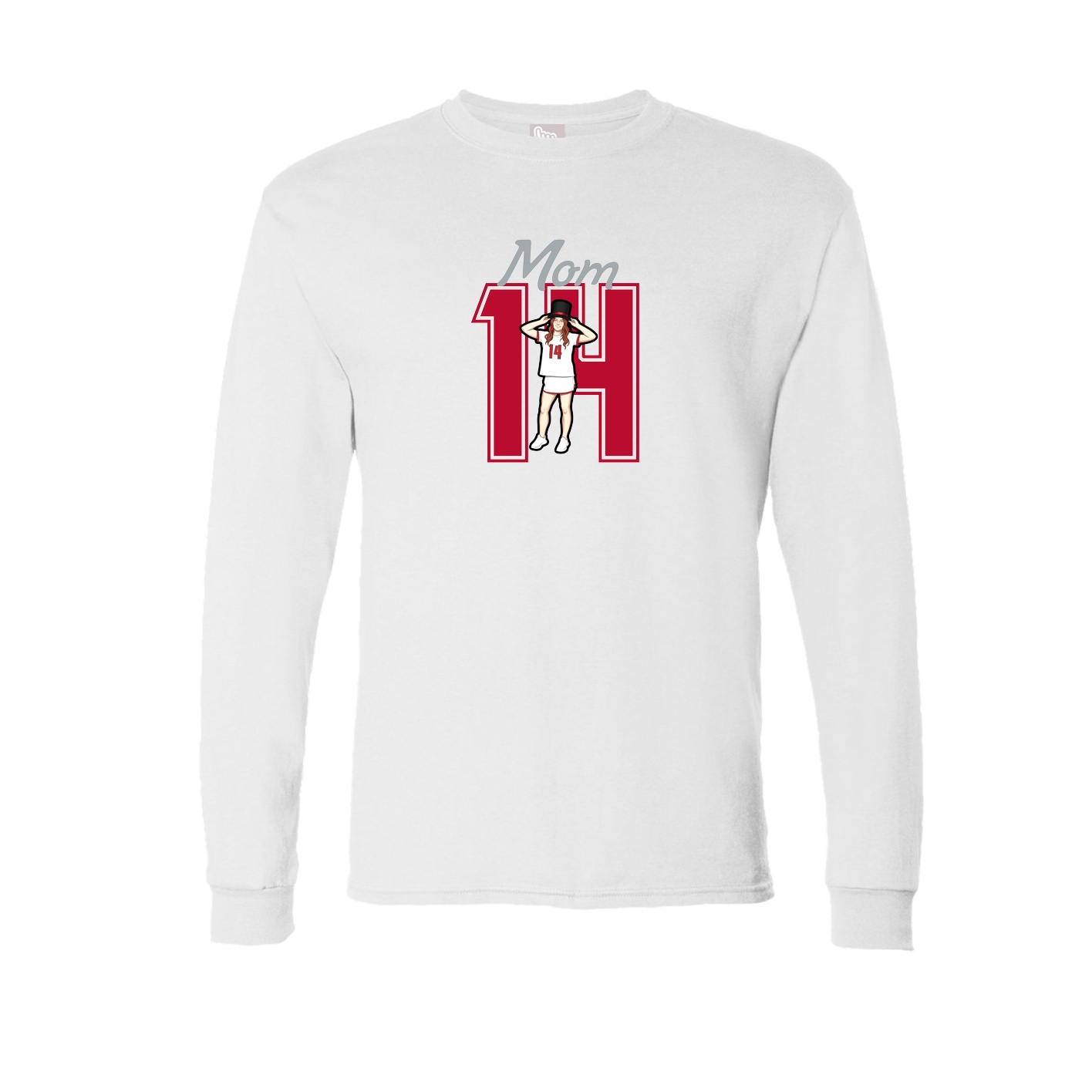 Long Sleeve Tee — Mothers Day Shirsey in White