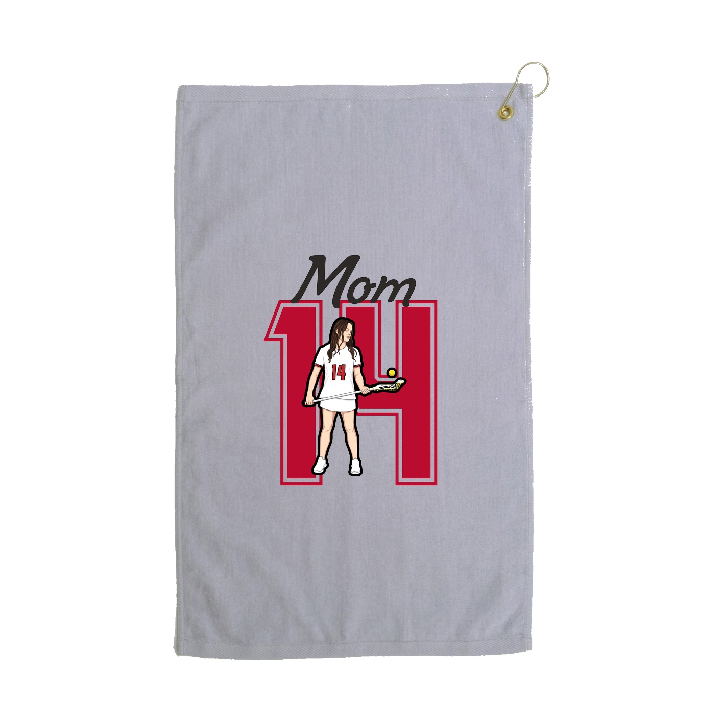 Golf Towel — Mothers Day Shirsey in Grey