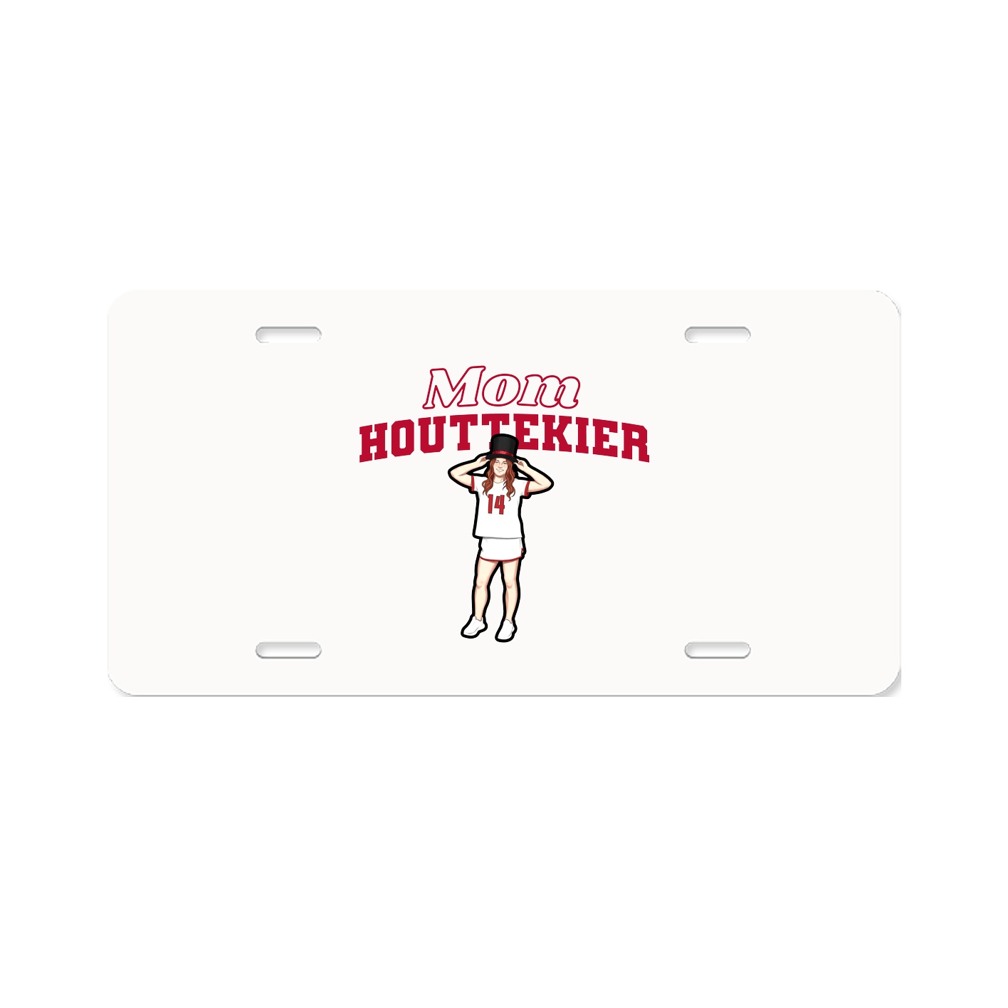 License Plate — Mothers Day Block in Classic