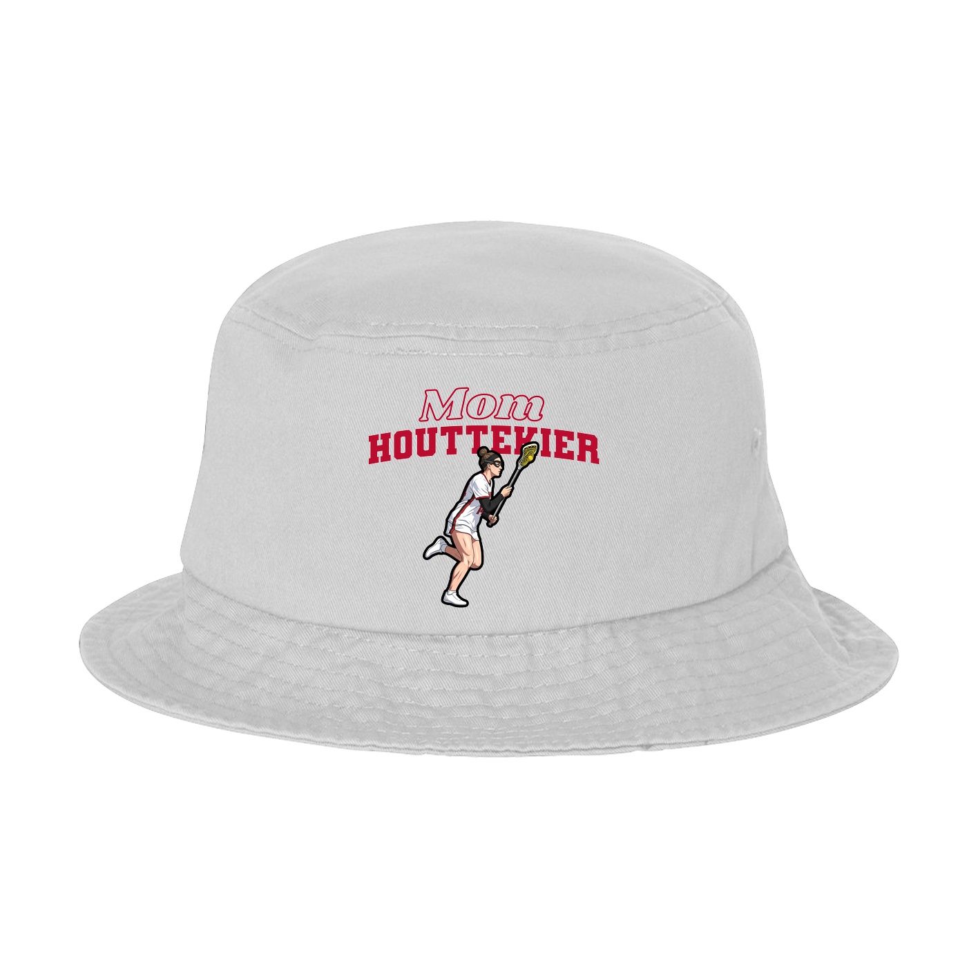 Bucket Cap — Mothers Day Block in White