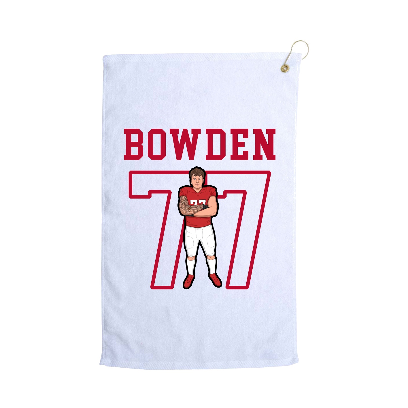 Golf Towel — Shirsey in White