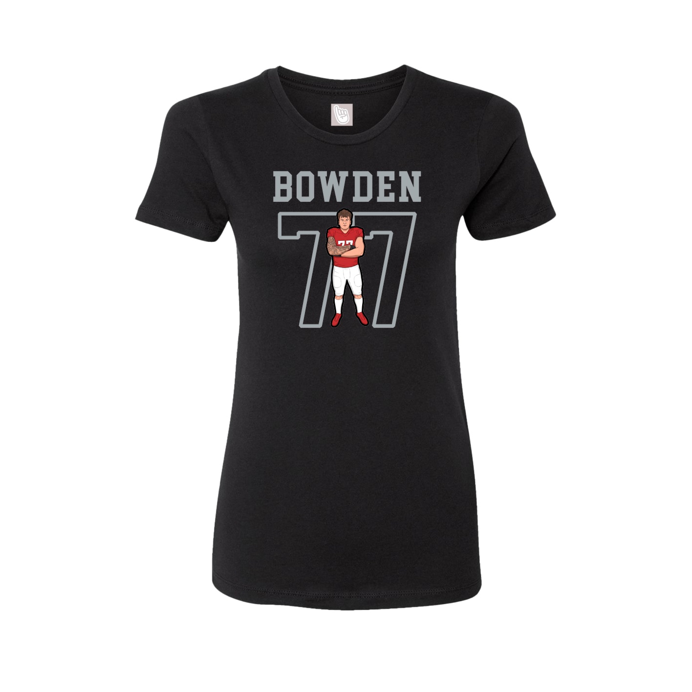 Fitted Women's Tee — Shirsey in Black