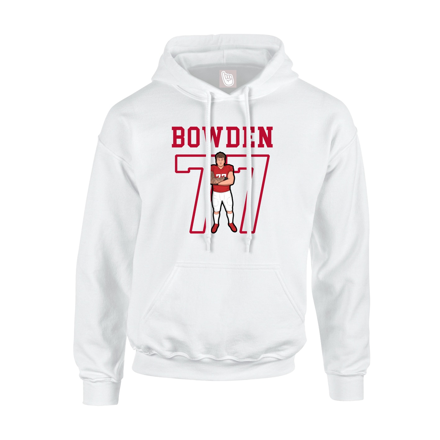 Youth Hoodie — Shirsey in White