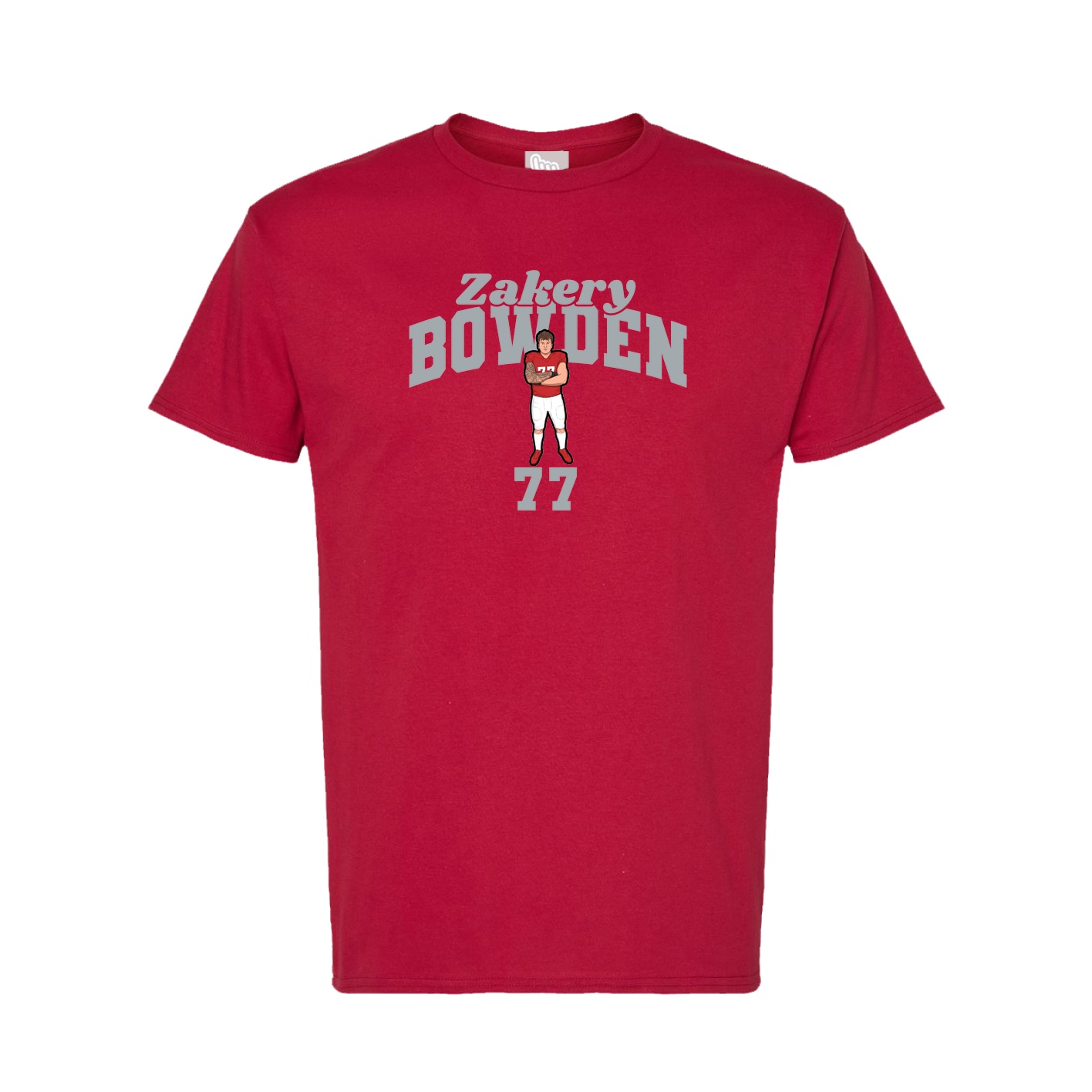 Tee — Signature Arch in Crimson