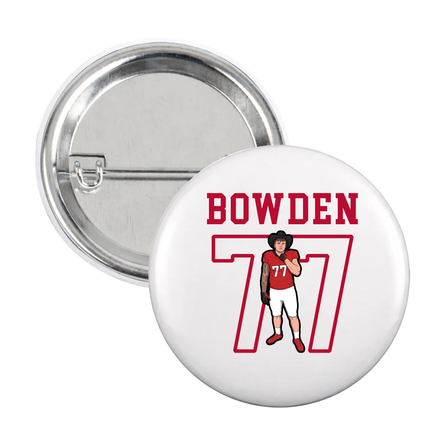 Game Day Button — Shirsey in White
