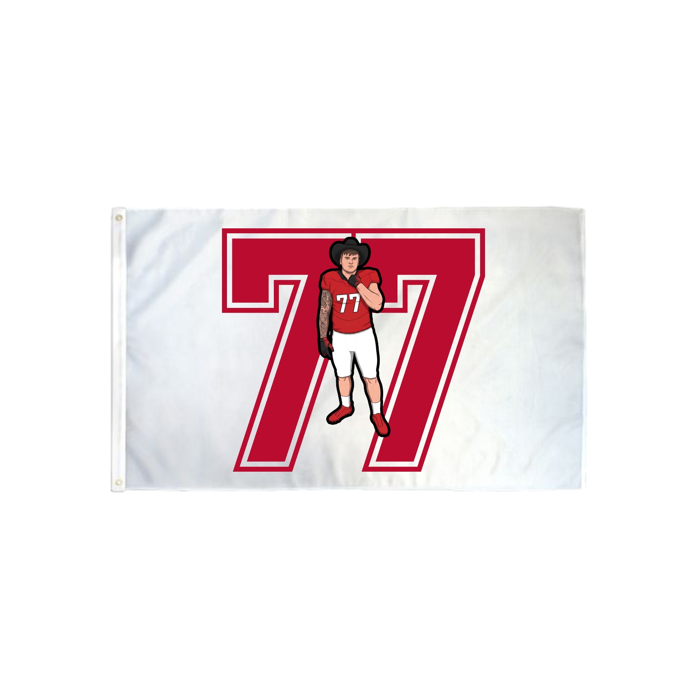 3x5 Flag — Number in Classic