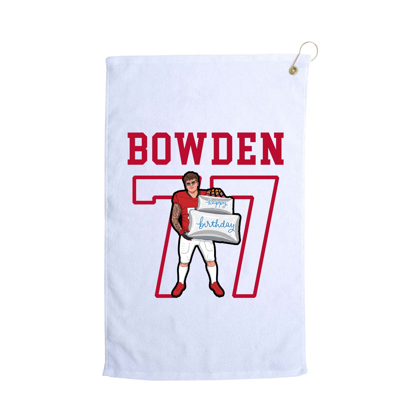 Golf Towel — Shirsey in White