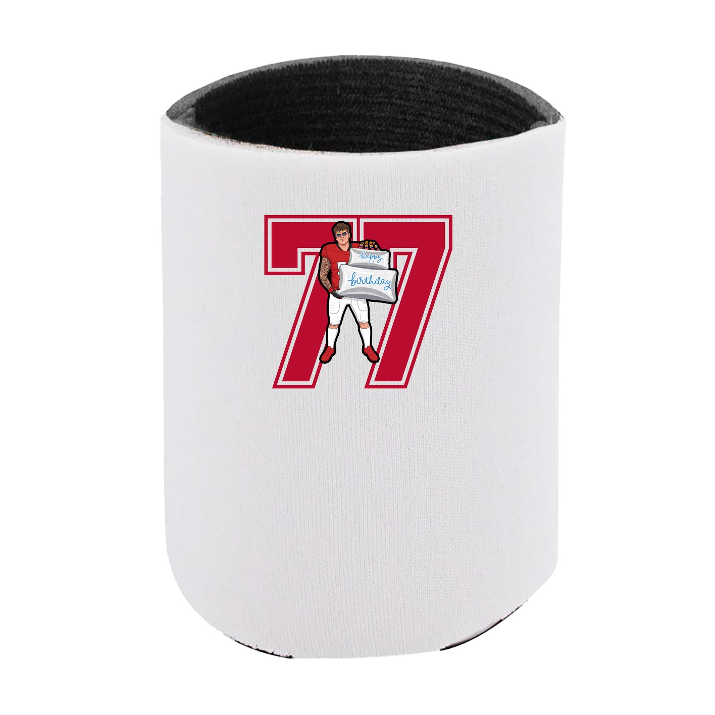 Can Holder — Number in White