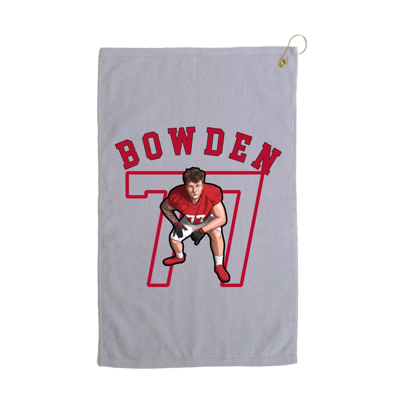 Golf Towel — Shirsey Arch in Grey