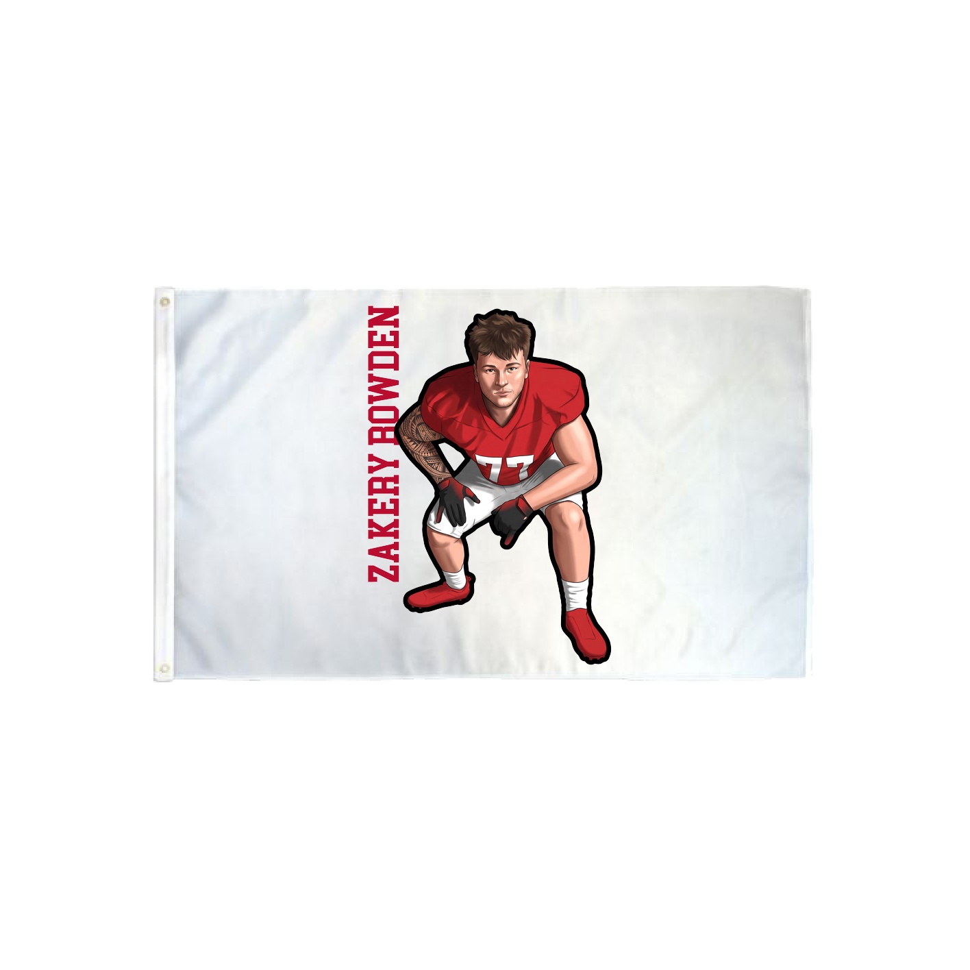 3x5 Flag — Name Vertical in Classic