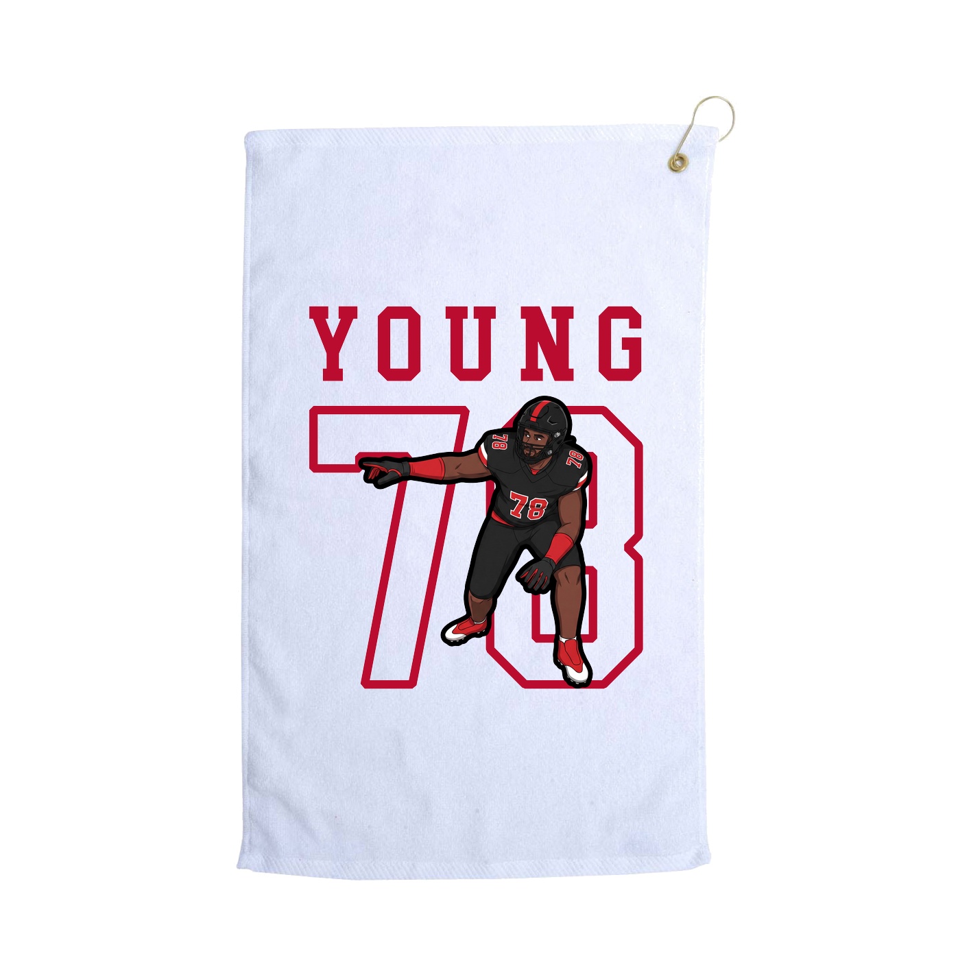 Golf Towel — Shirsey in White