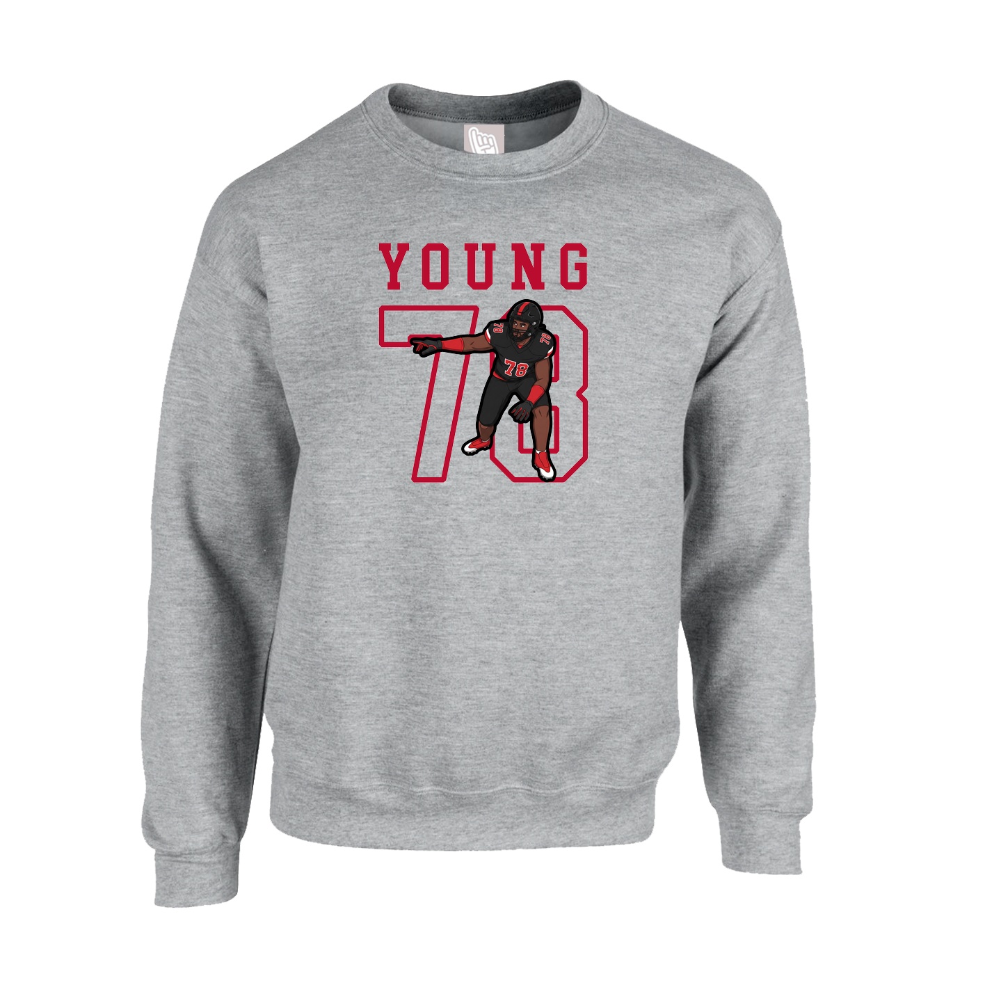 Fleece Crew — Shirsey in Grey