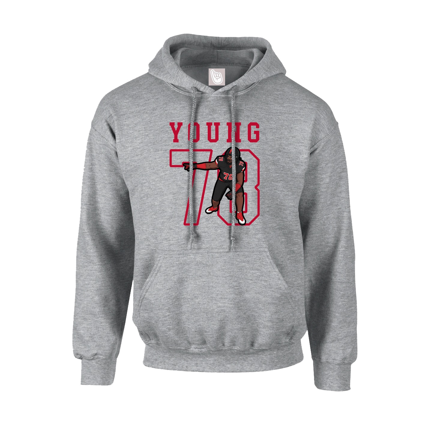 Youth Hoodie — Shirsey in Grey