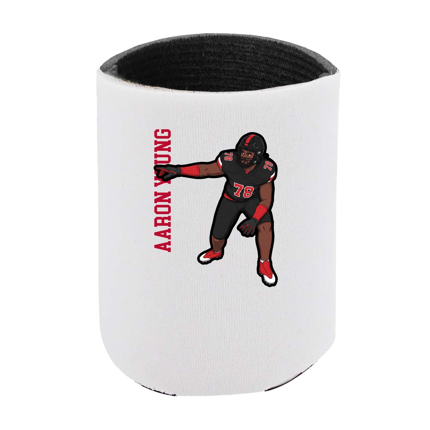 Can Holder — Name Vertical in White