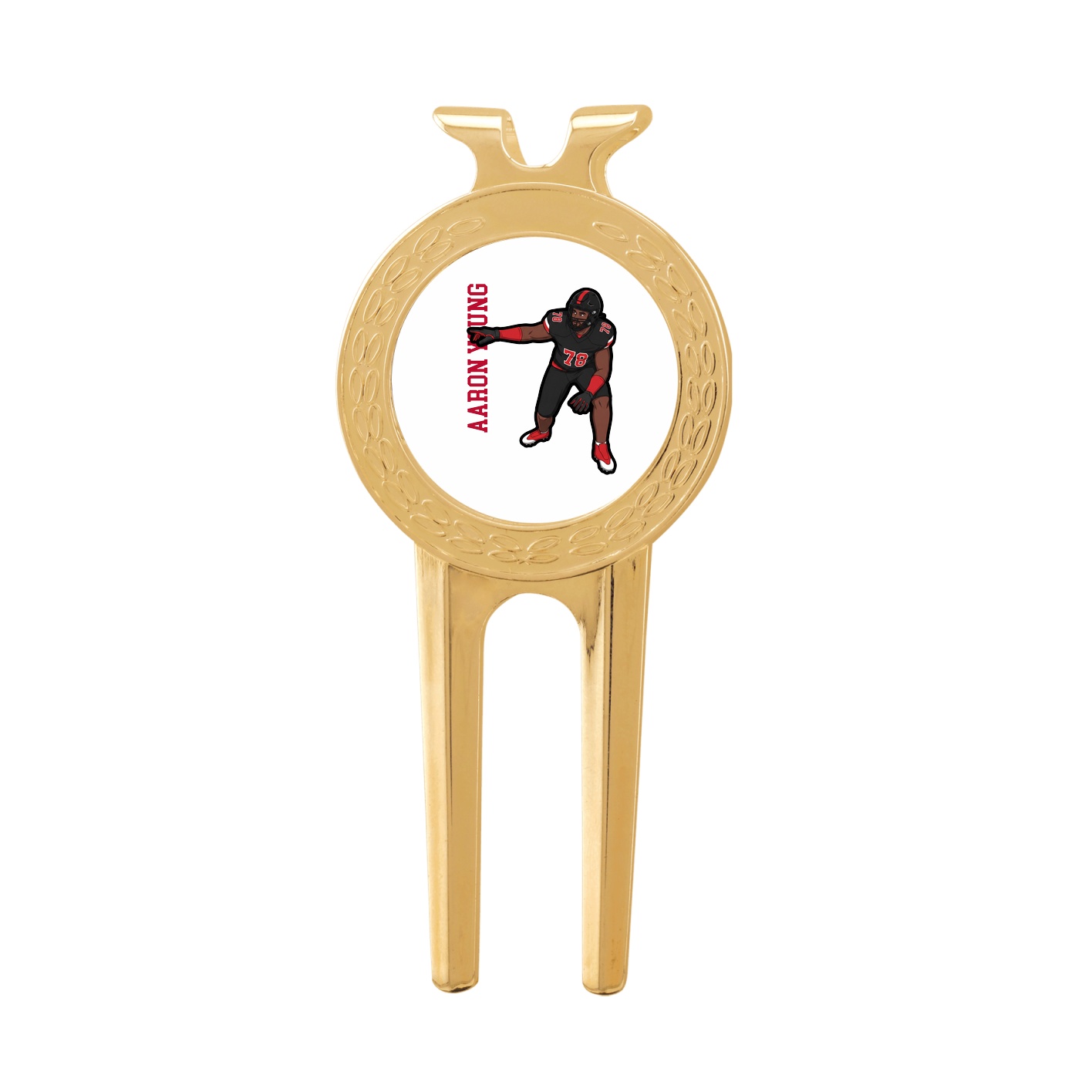 Divot Tool with Ball Marker — Name Vertical in Classic