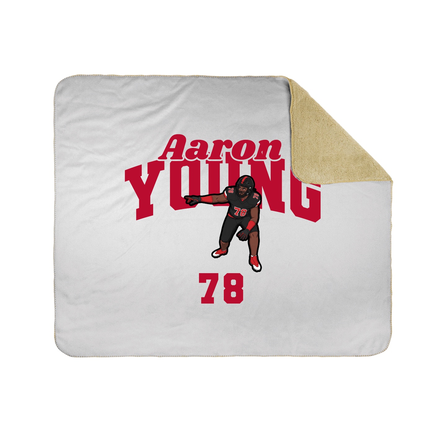 Throw Blanket — Signature Arch in White