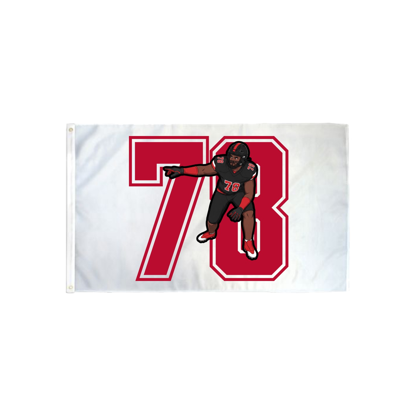 3x5 Flag — Number in Classic