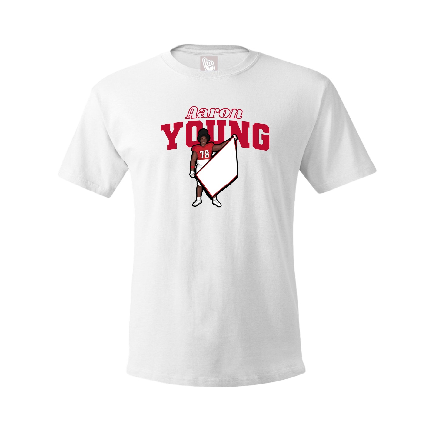 Tee — Name Arch in White