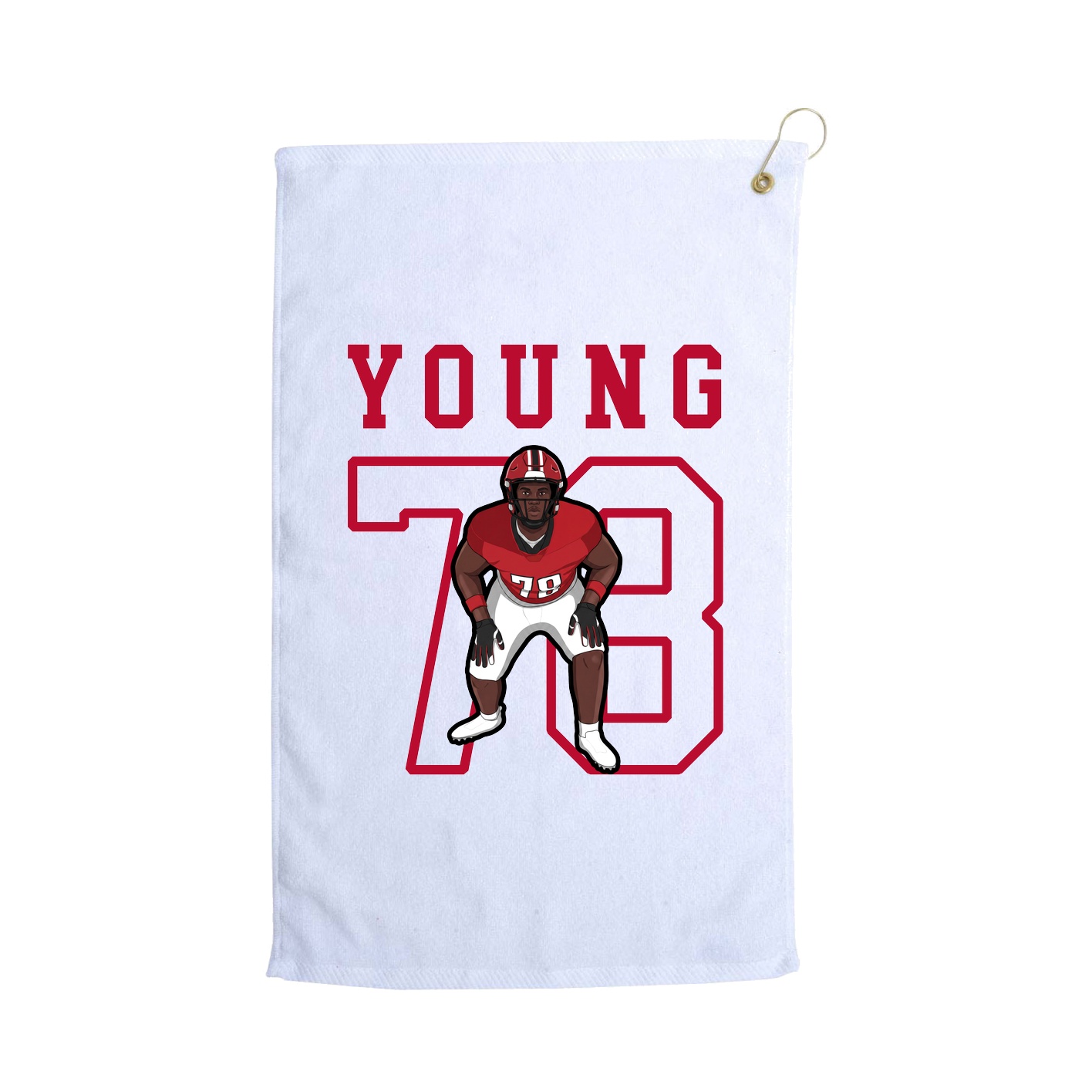 Golf Towel — Shirsey in White