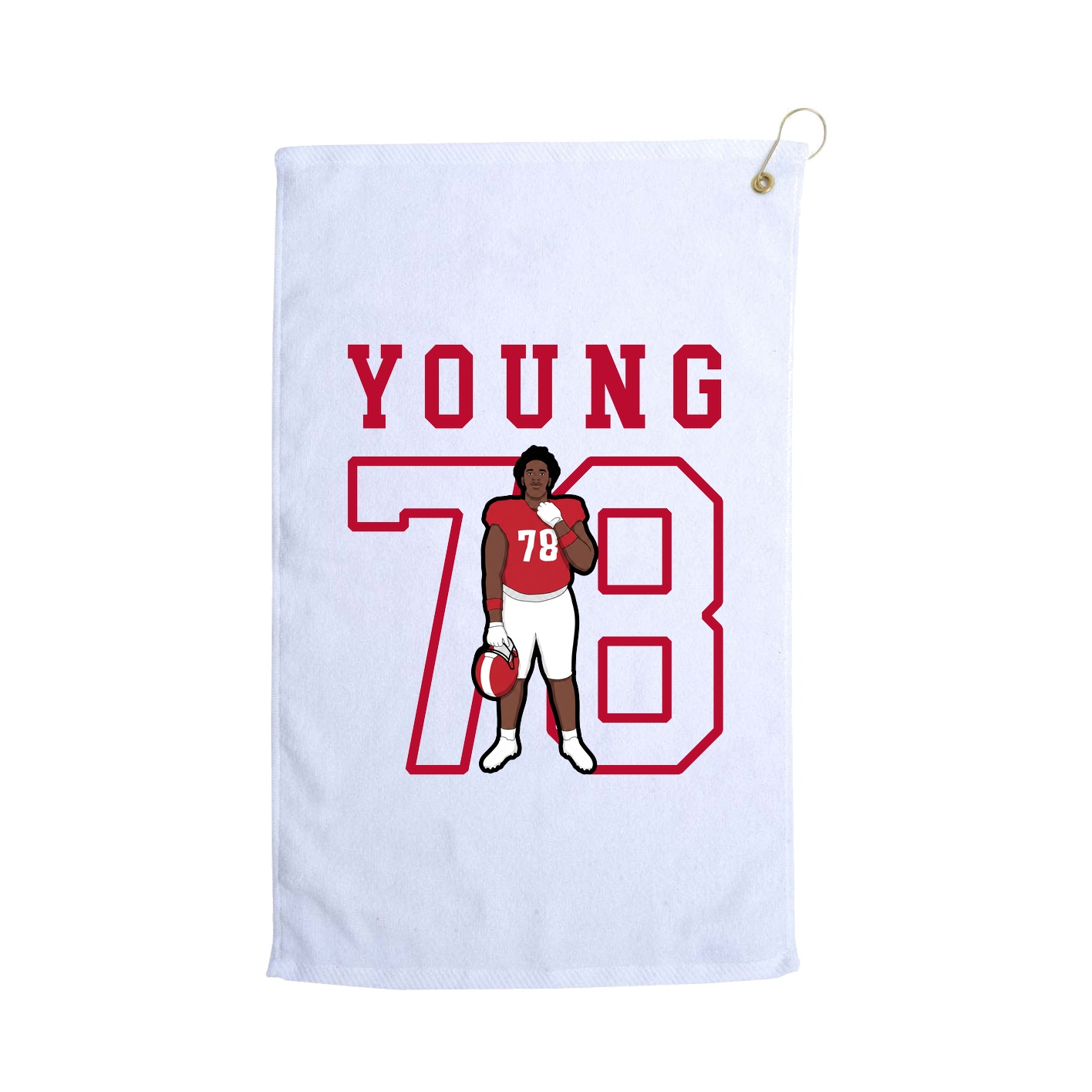 Golf Towel — Shirsey in White