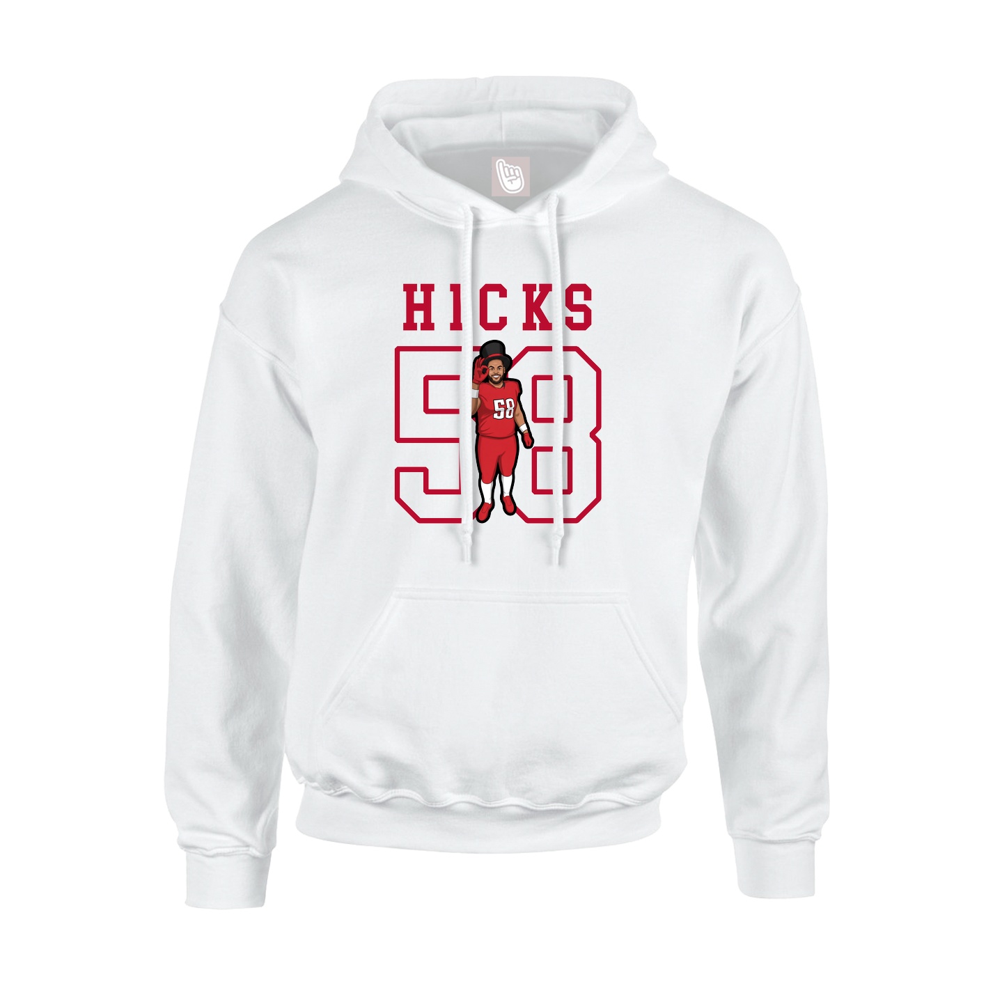 Youth Hoodie — Shirsey in White