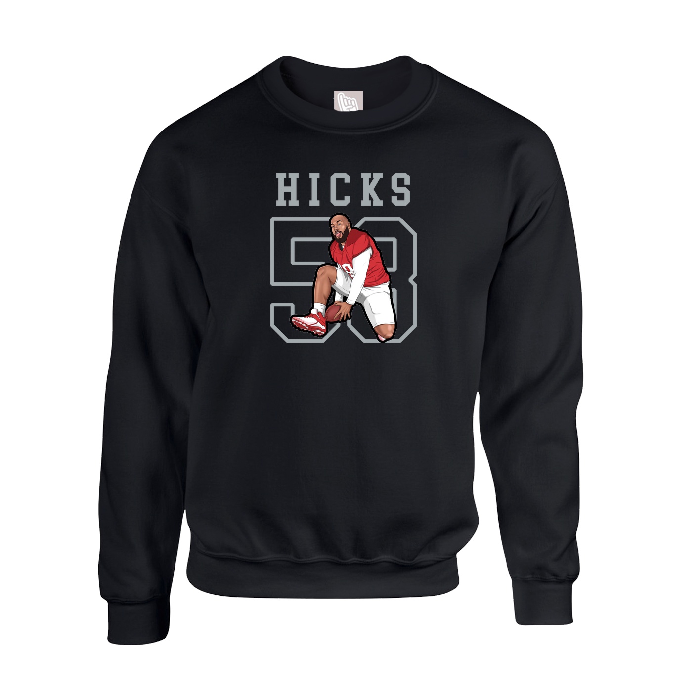 Fleece Crew — Shirsey in Black