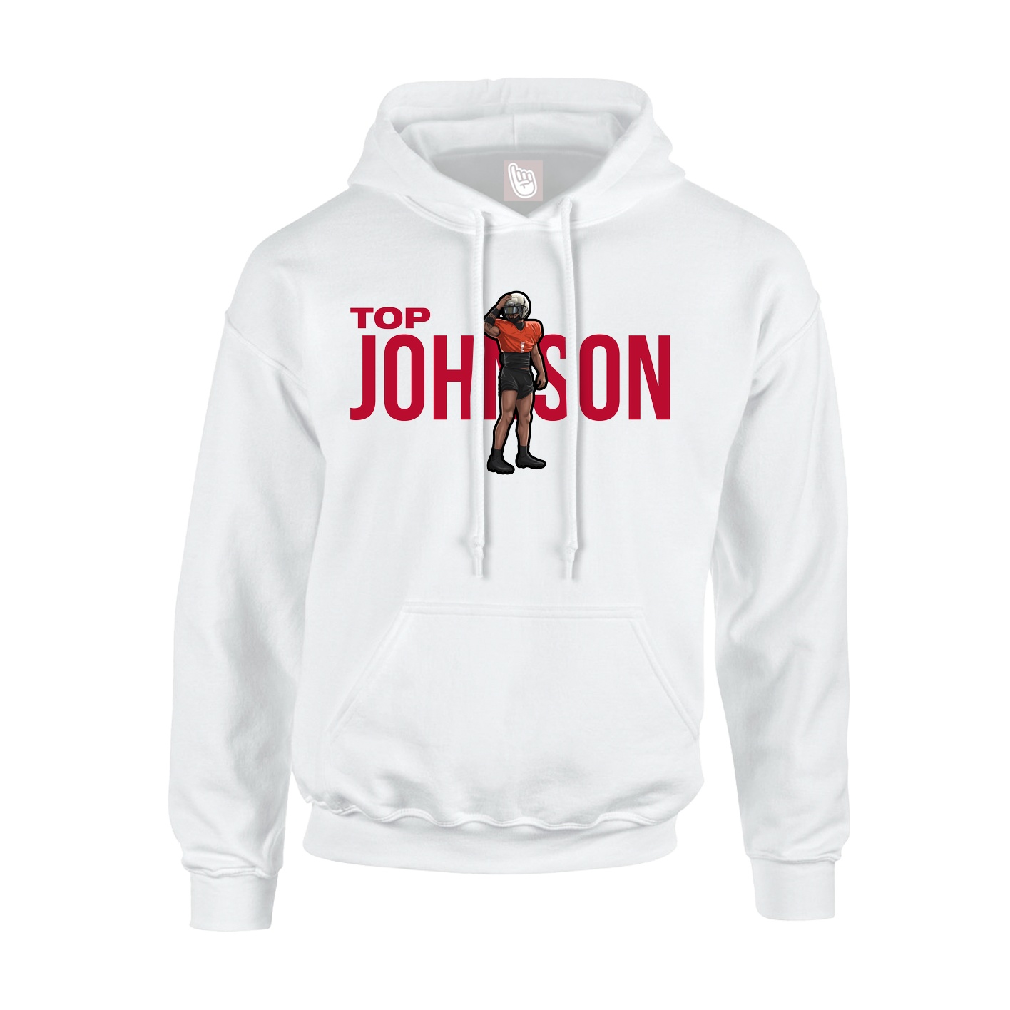 Hoodie — Player Name in White