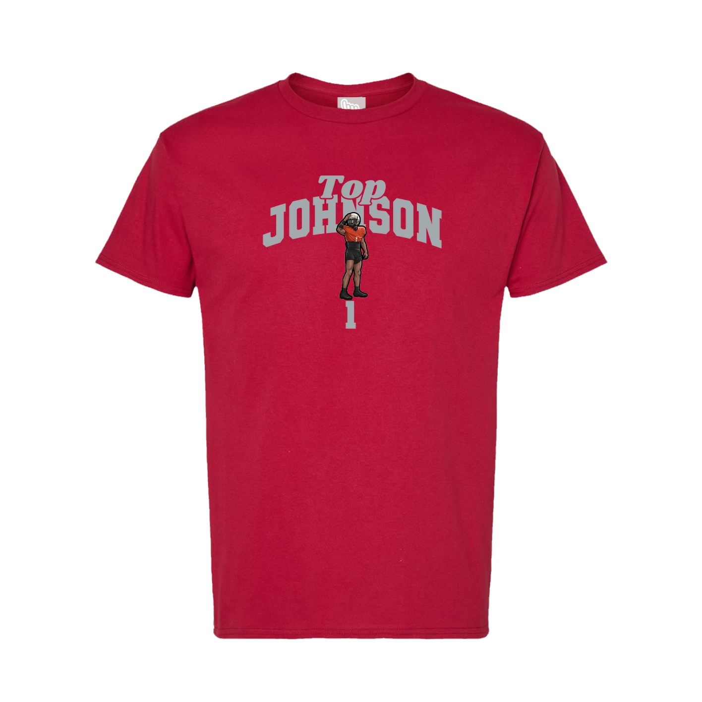 Tee — Signature Arch in Crimson