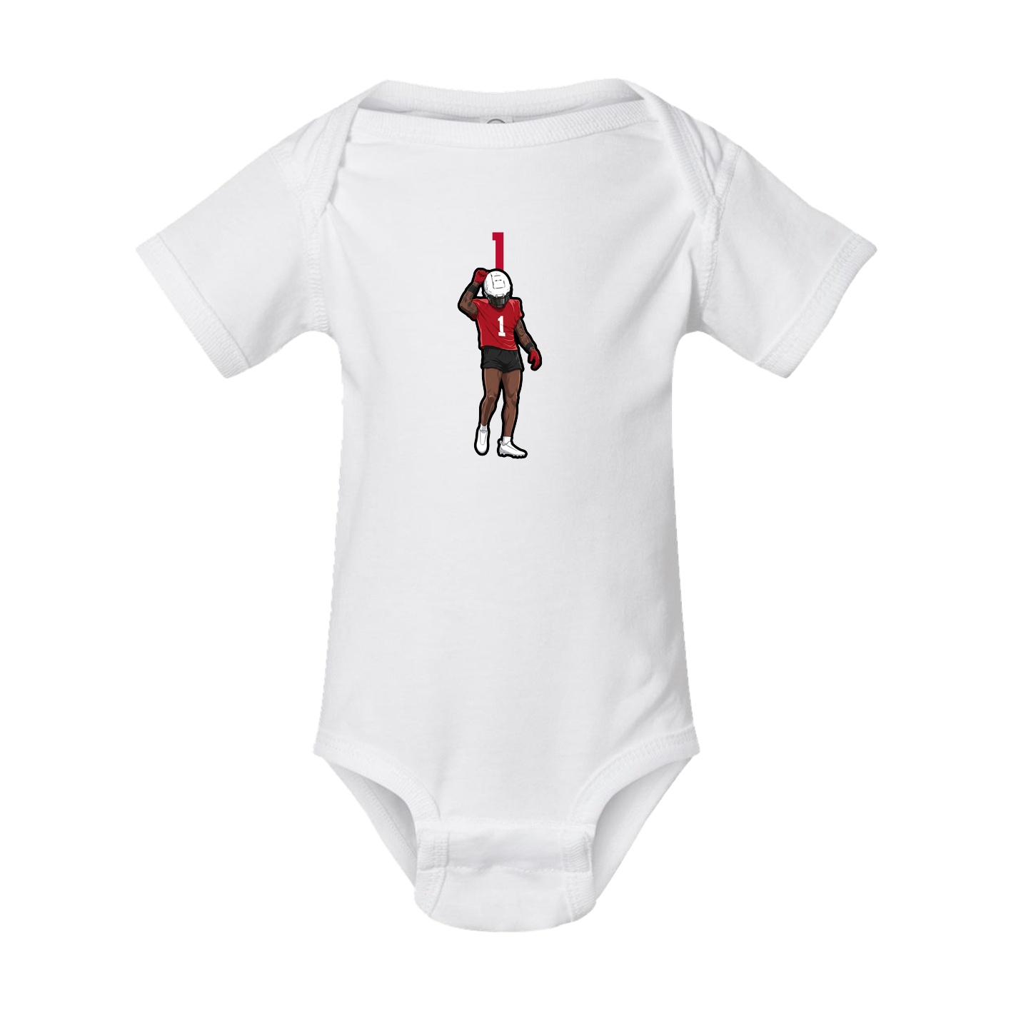 Baby Onesie — Number Top in White