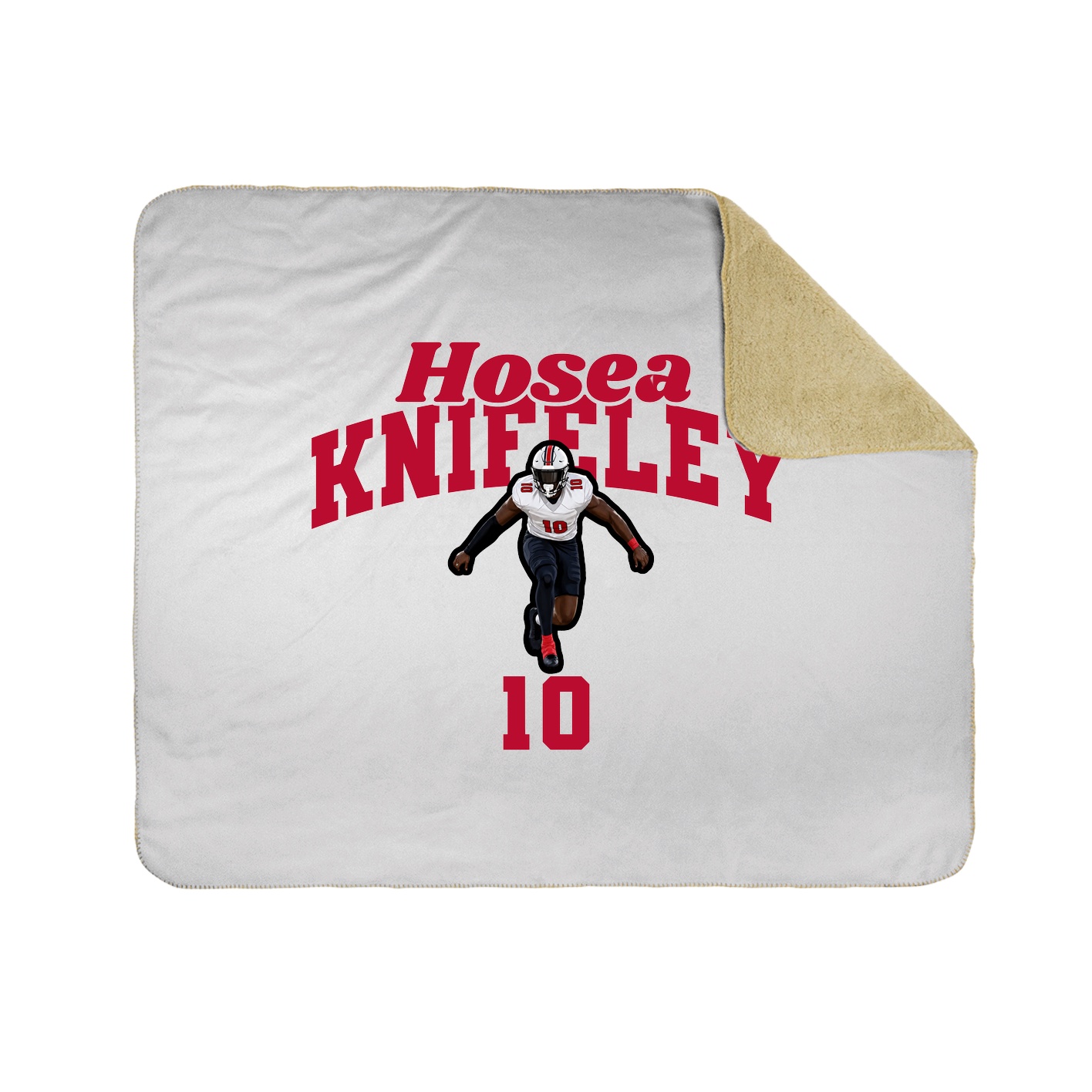 Throw Blanket — Signature Arch in White