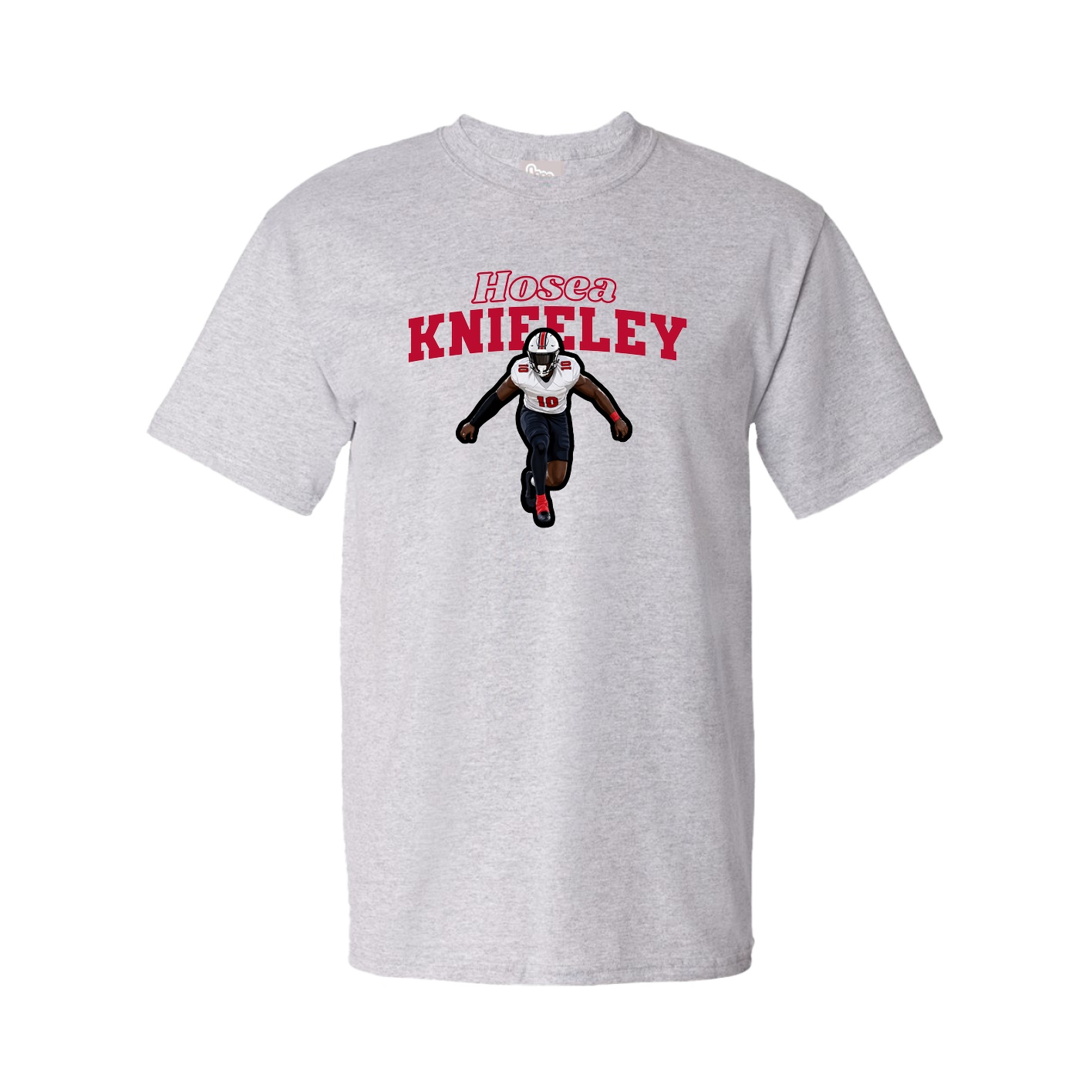 Youth Tee — Name Arch in Grey