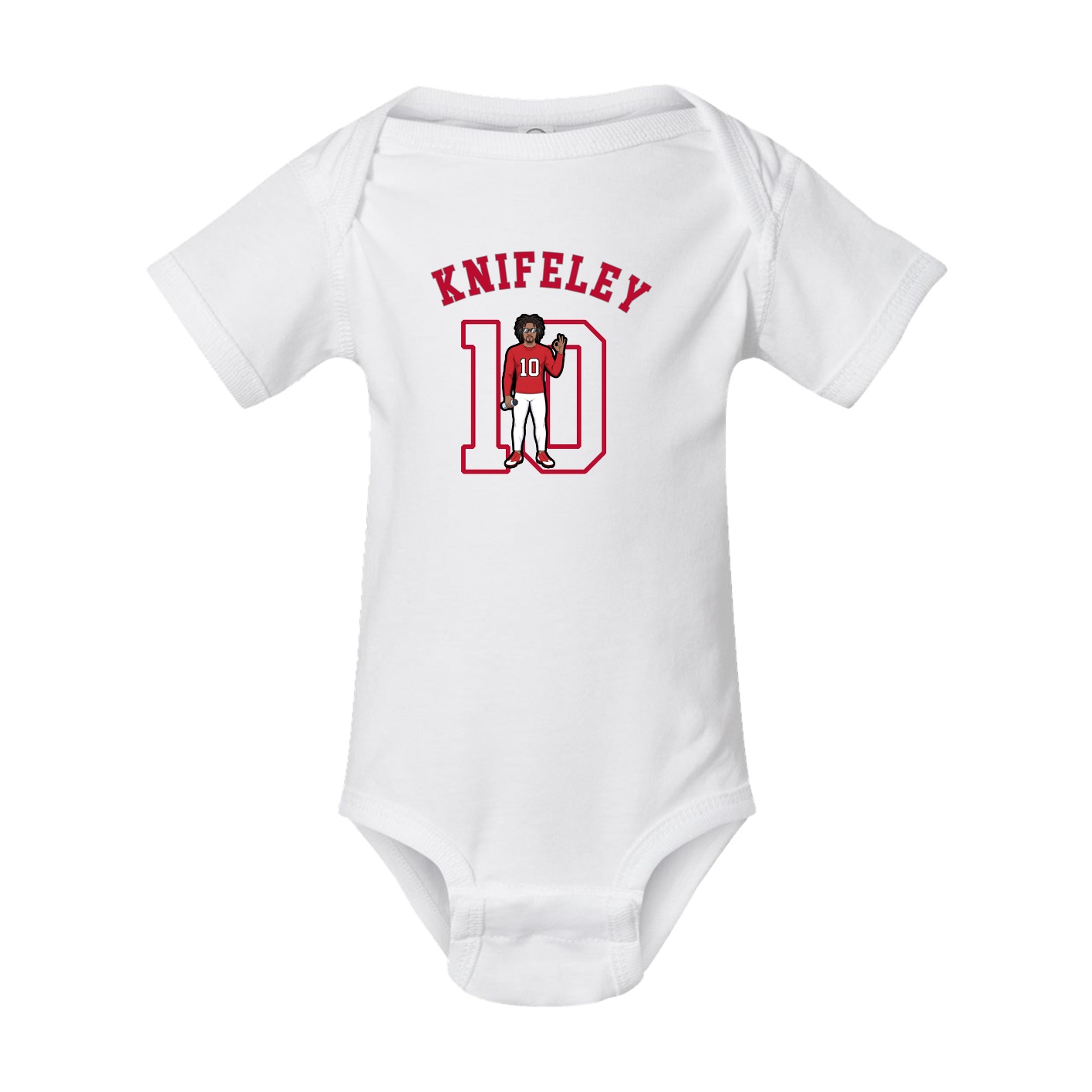 Baby Onesie — Shirsey Arch in White