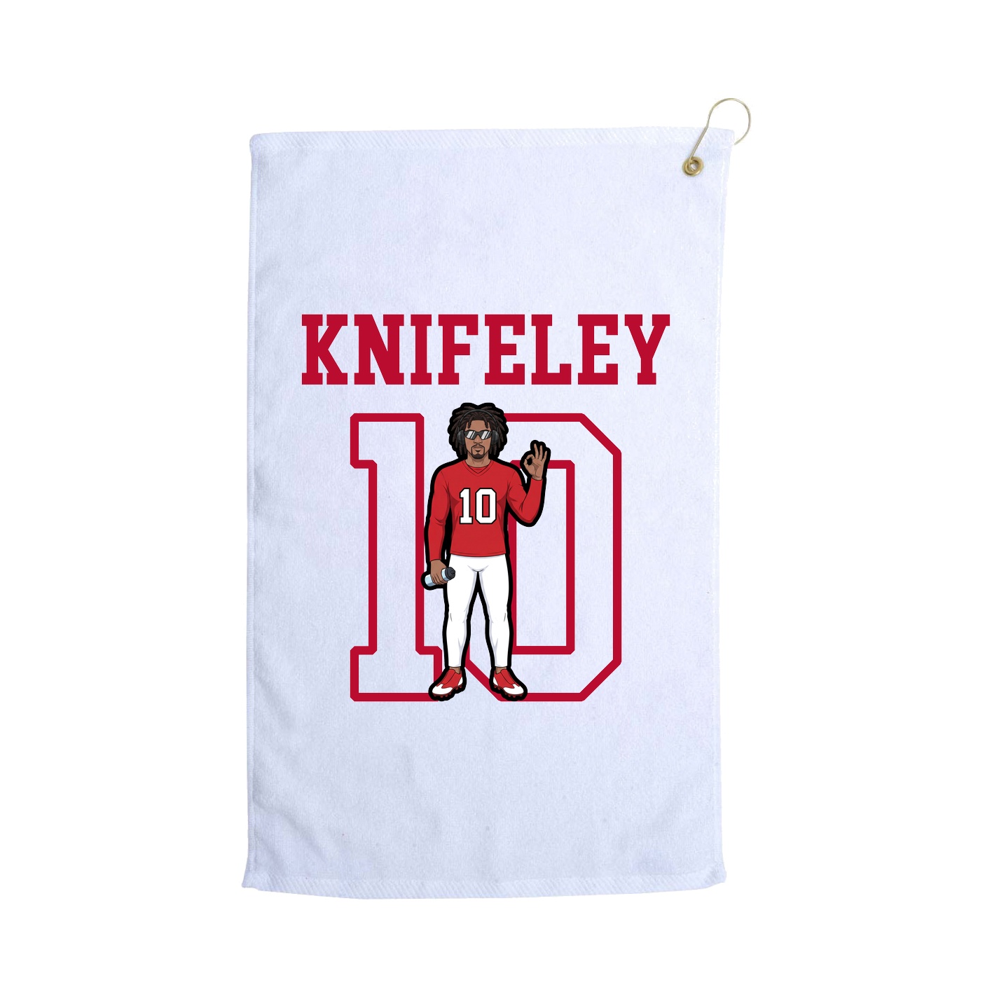Golf Towel — Shirsey in White