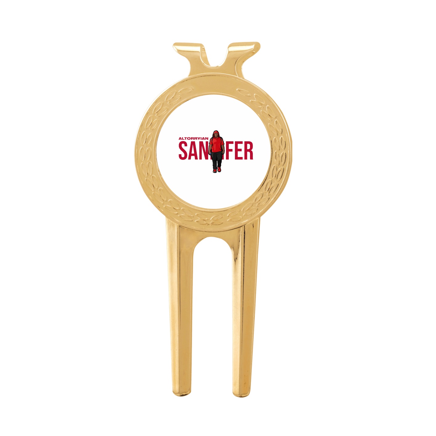 Divot Tool with Ball Marker — Player Name in Classic