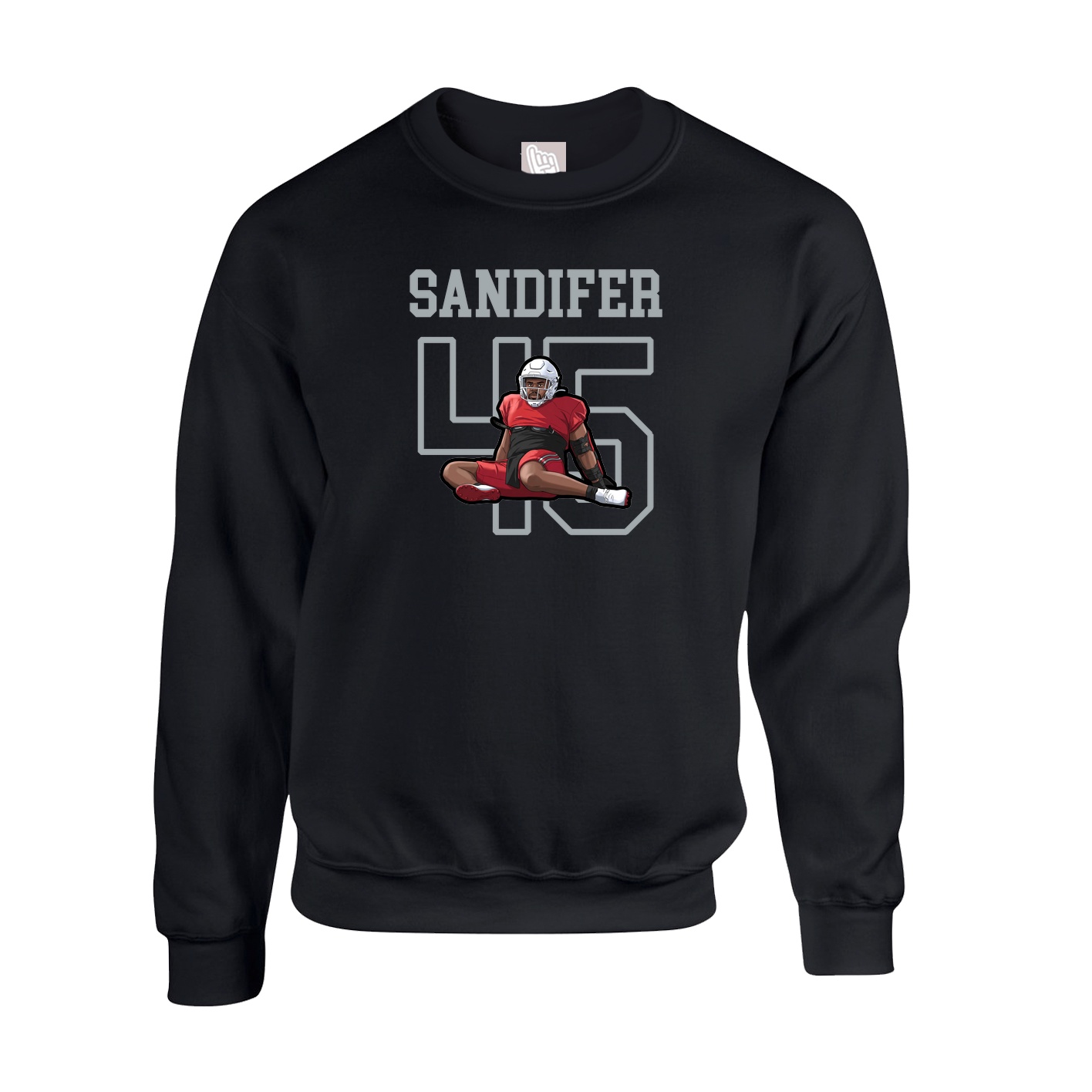 Fleece Crew — Shirsey in Black